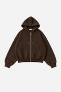 ZIP HODDIE 2.0 MARRON