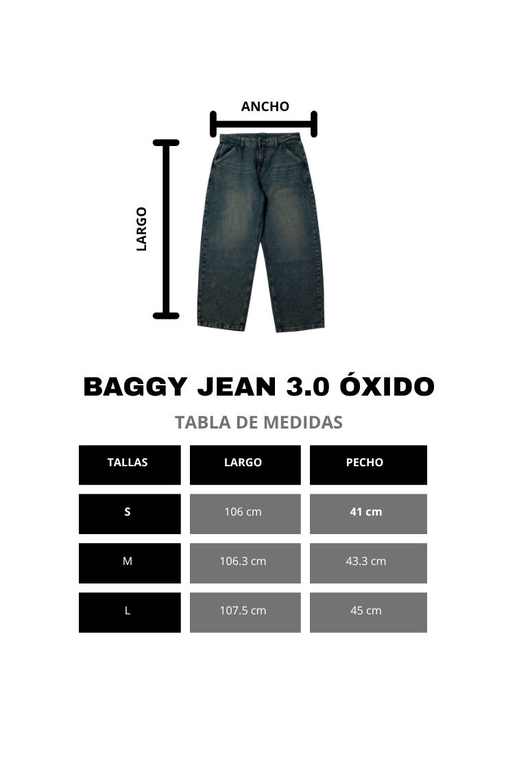 BAGGY JEAN 3.0 ÓXIDO