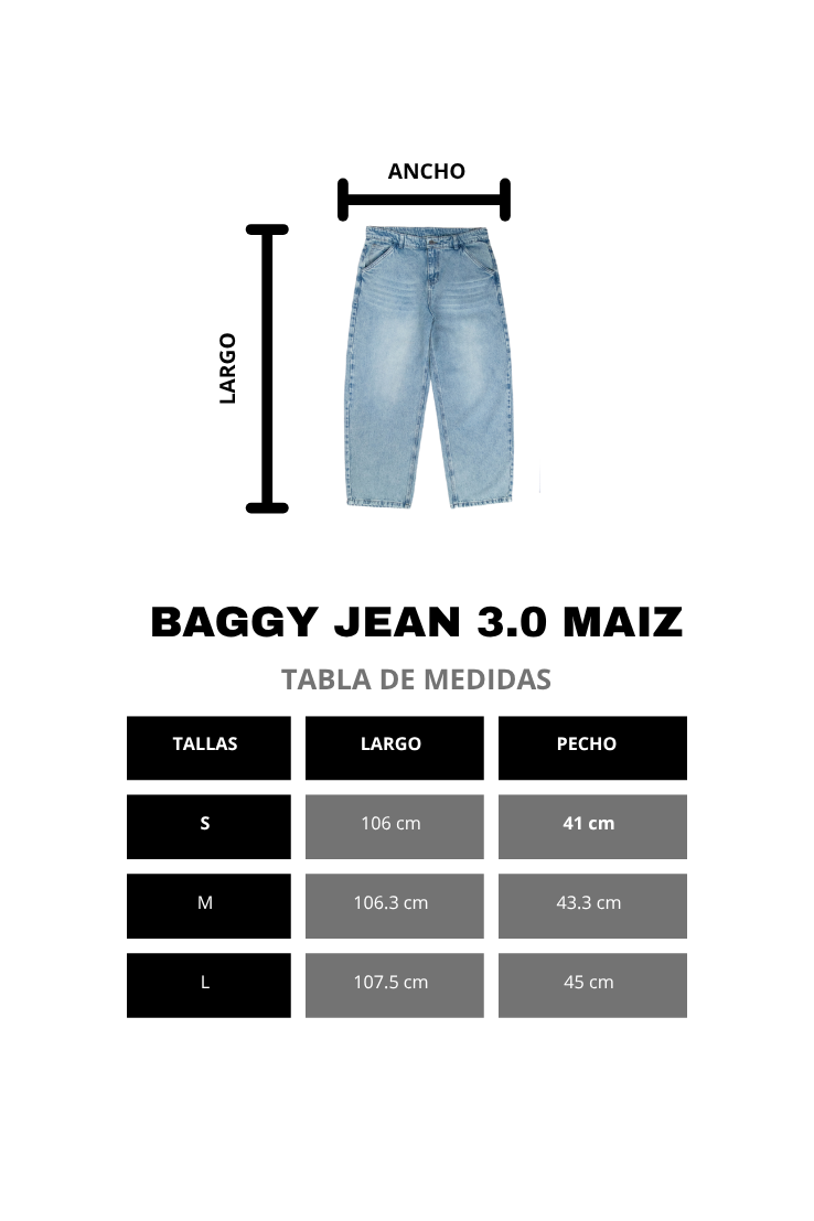 BAGGY JEAN 3.0 MAIZ