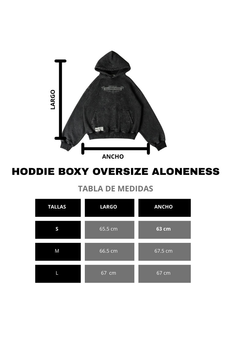 HODDIE BOXY OVERSIZE ALONENESS