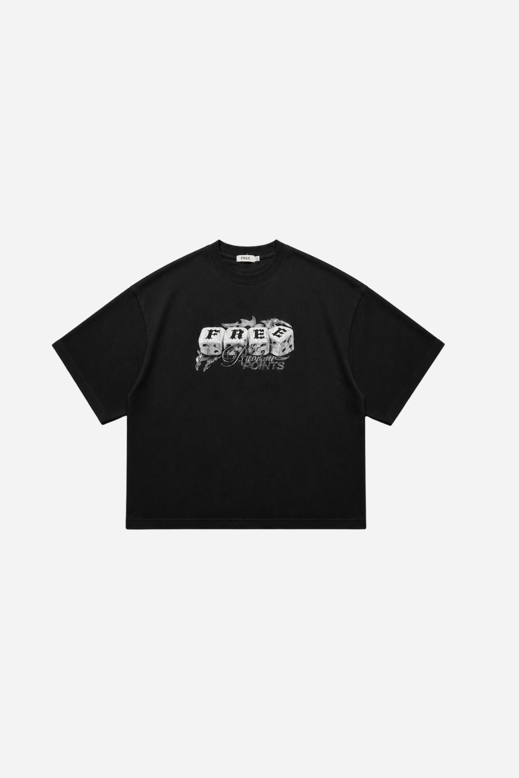POLO MURCIELAGO RANDOM POINTS NEGRO