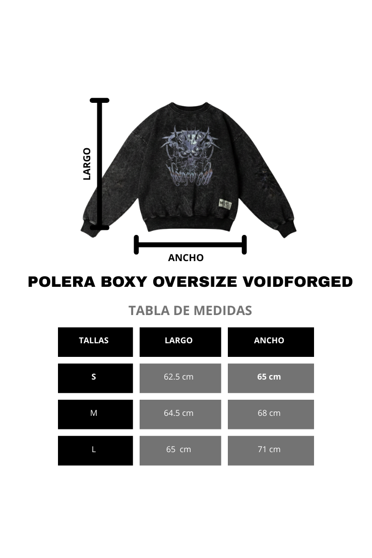POLERA BOXY OVERSIZE VOIDFORGED