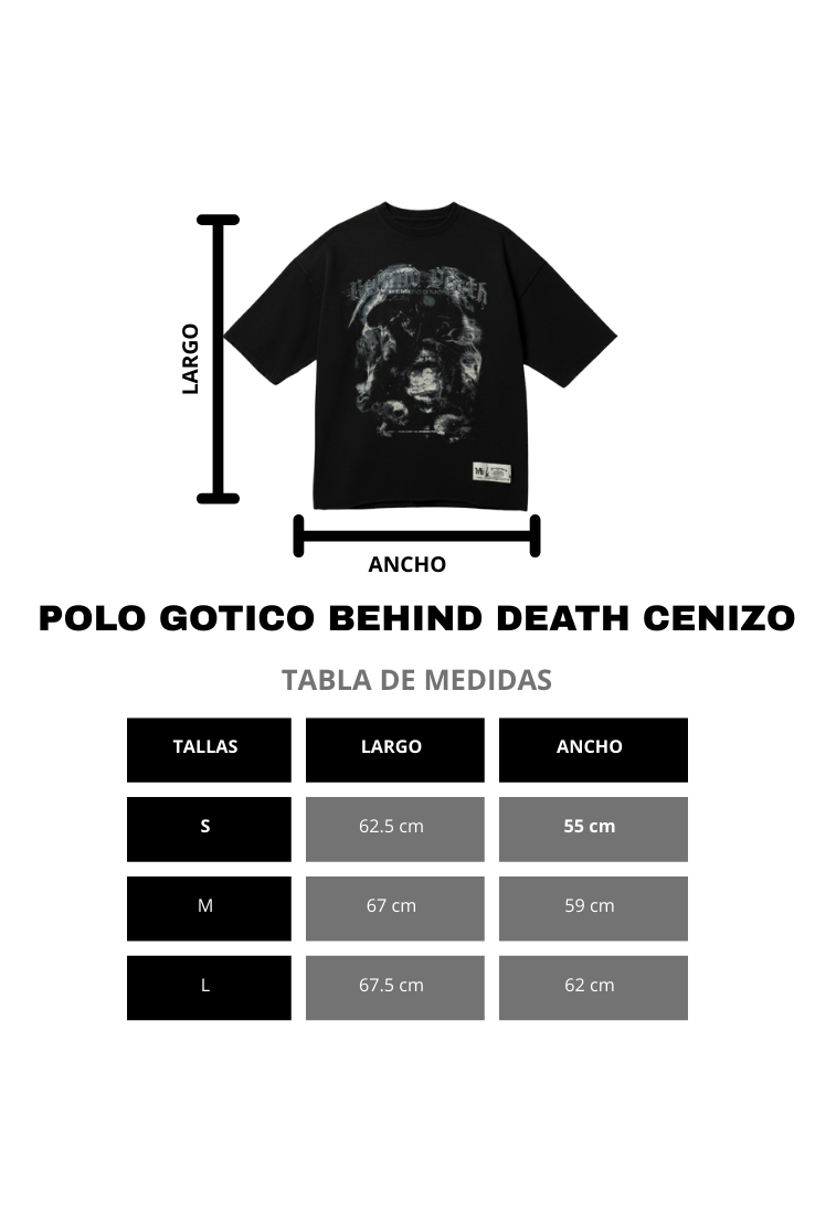 POLO GOTICO BEHIND DEATH CENIZO