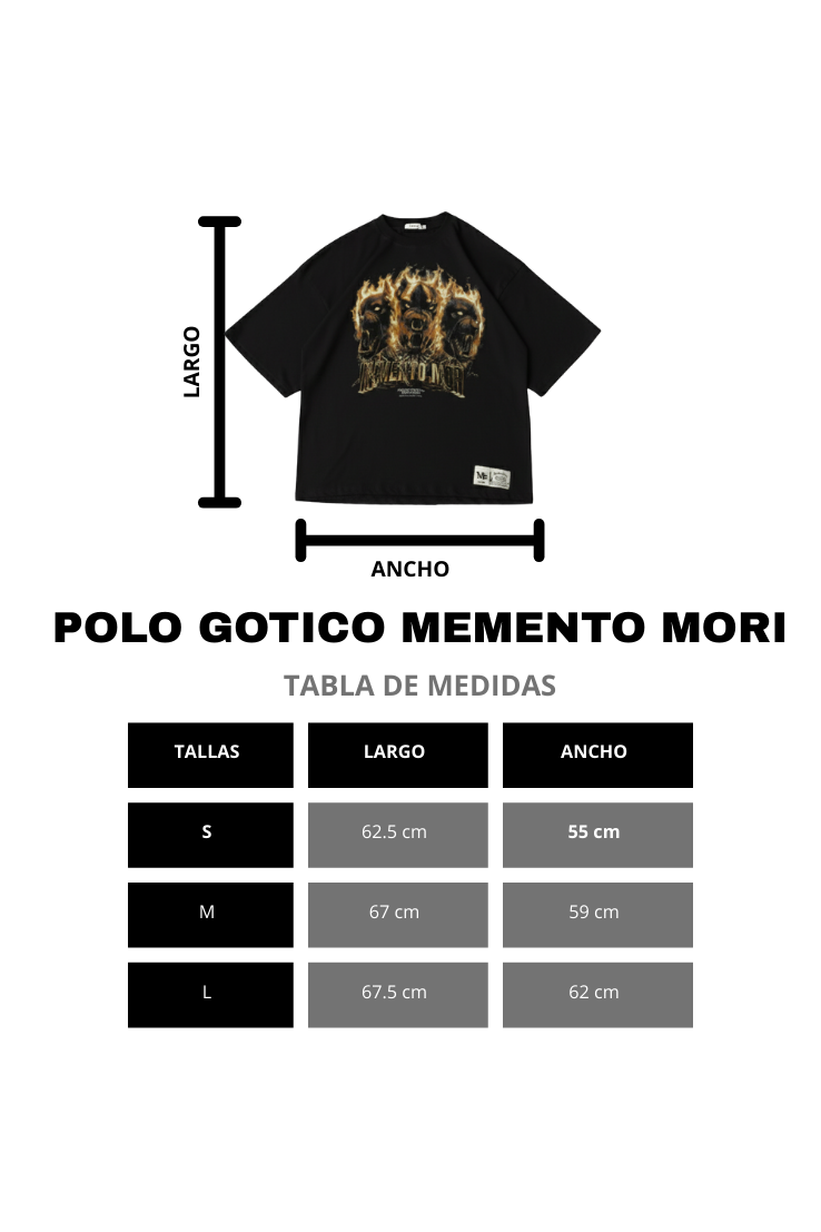 POLO GOTICO MEMENTO MORI