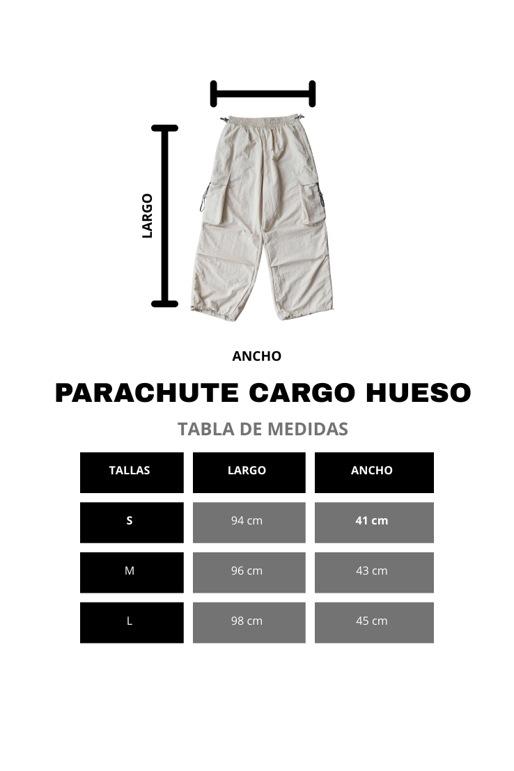 PARACHUTE CARGO HUESO