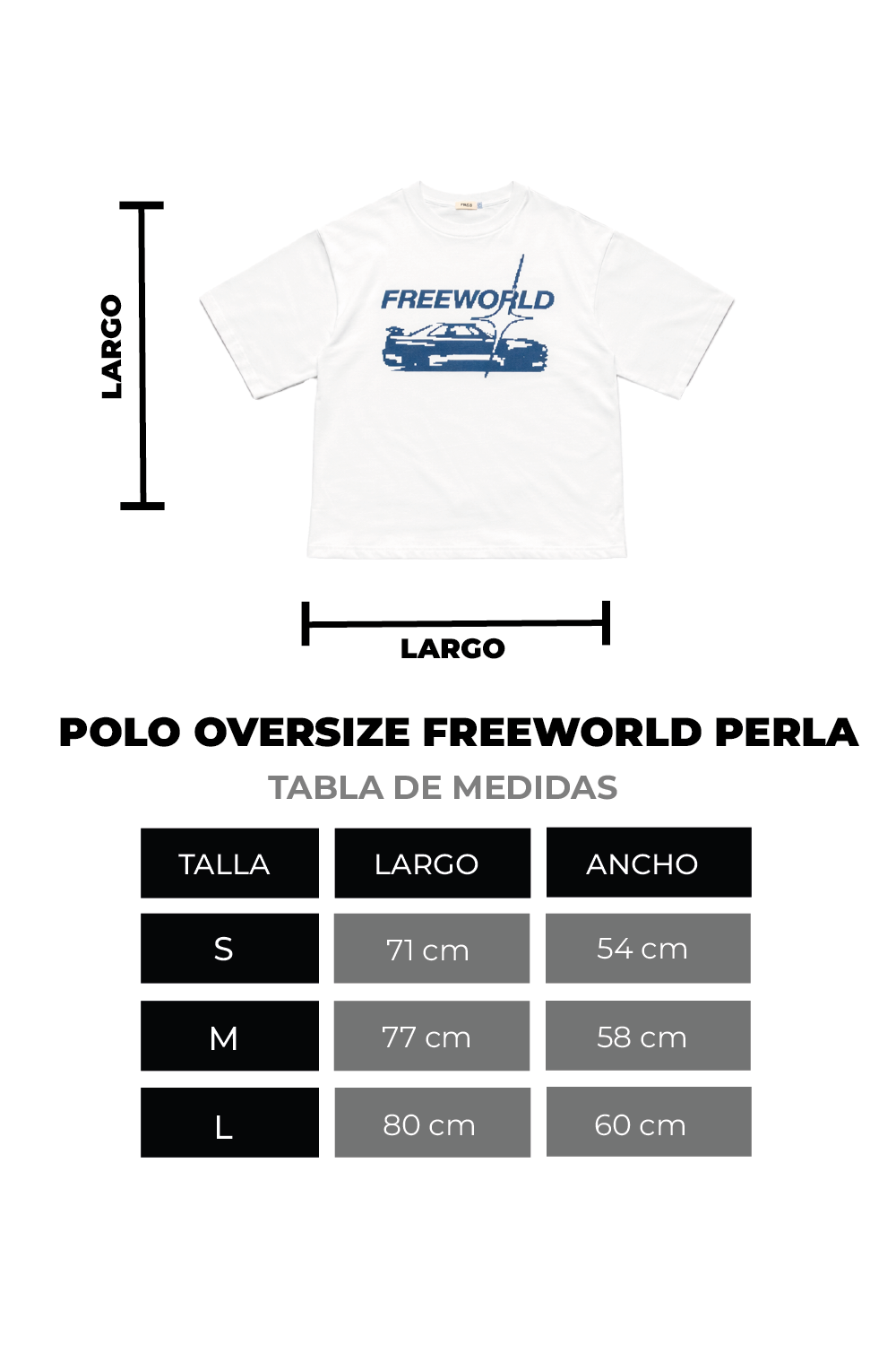 POLO OVERSIZE FREEWORLD