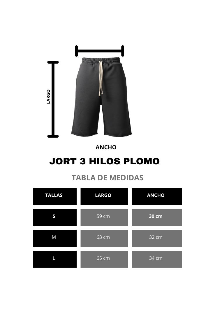 JORT TERRY 3 HILOS ACERO