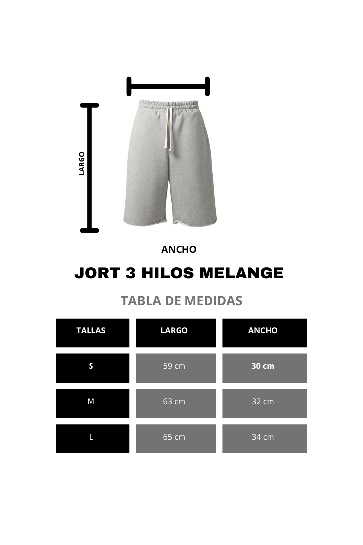 JORT TERRY 3 HILOS MELANGE