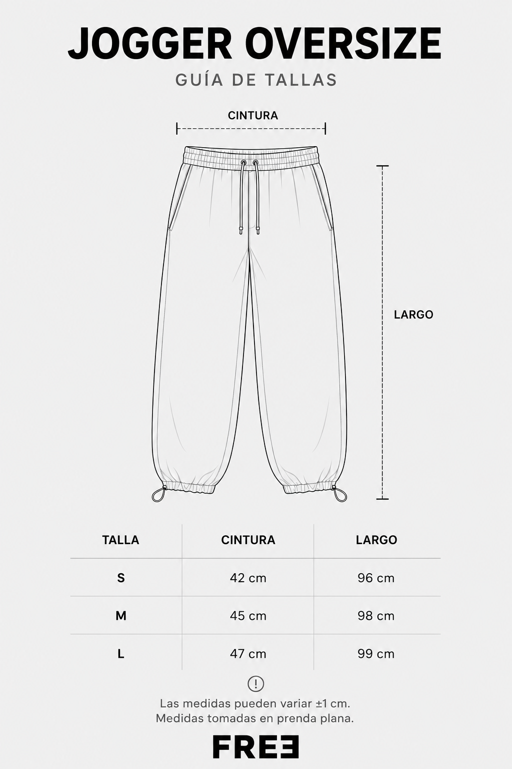 COMBO 2 JOGGER OVERSIZE FREE – S/159