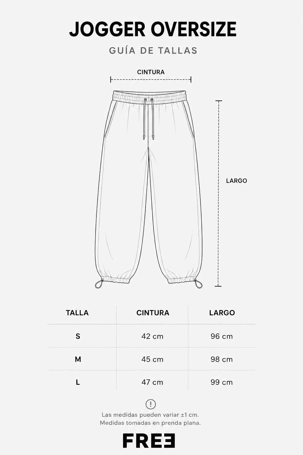 JOGGER OVERSIZE FREE VERDE