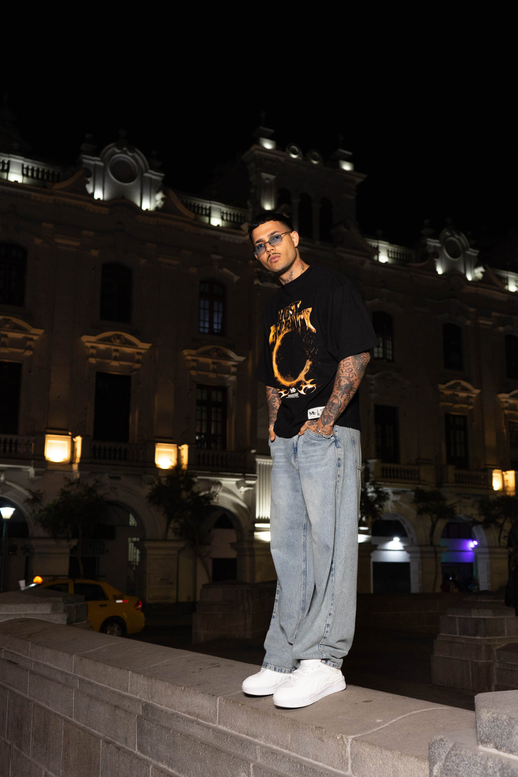 POLO MURCIÉLAGO LOST ETERNITY NEGRO