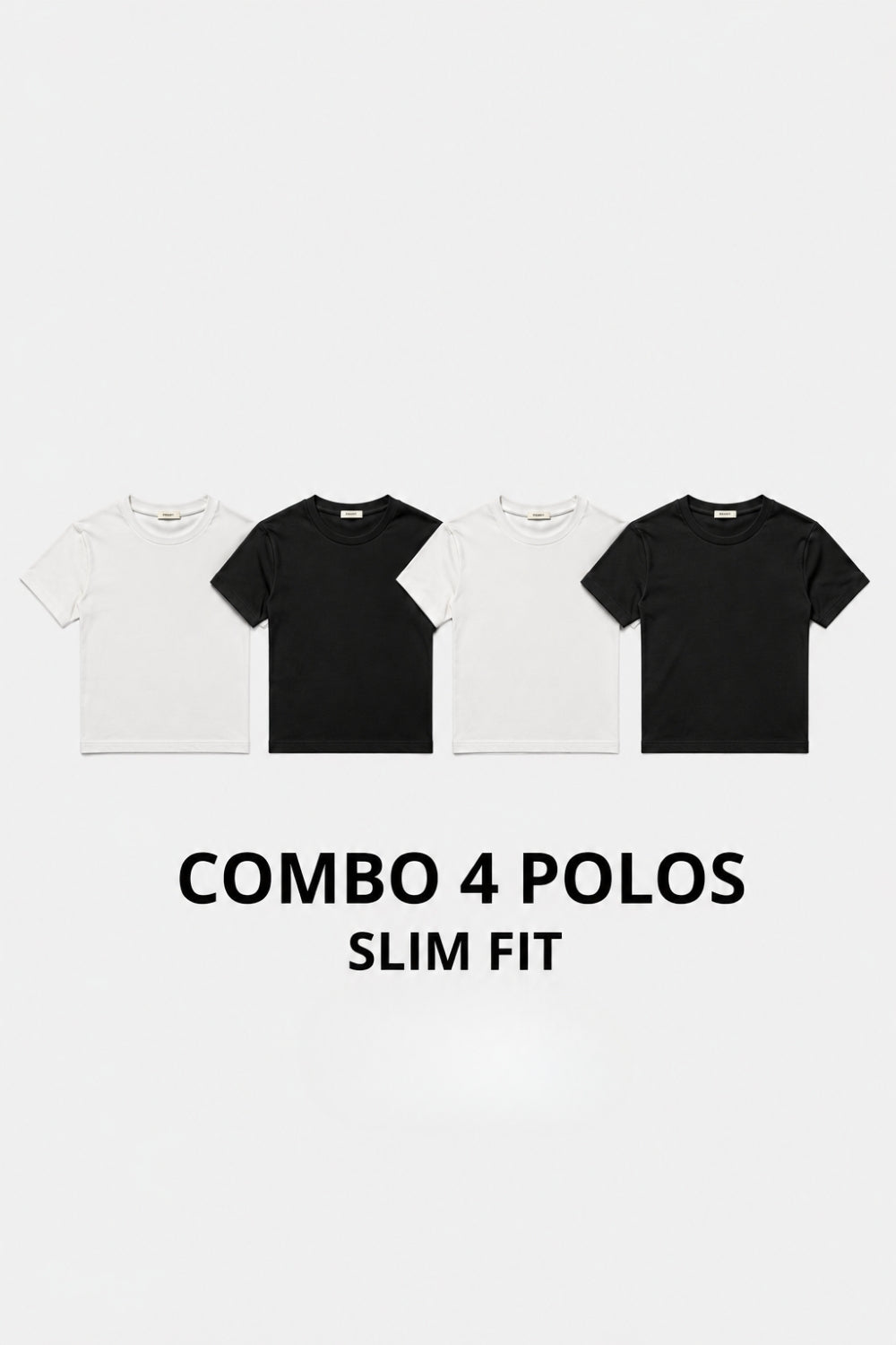 COMBO 4 POLOS SLIM FIT