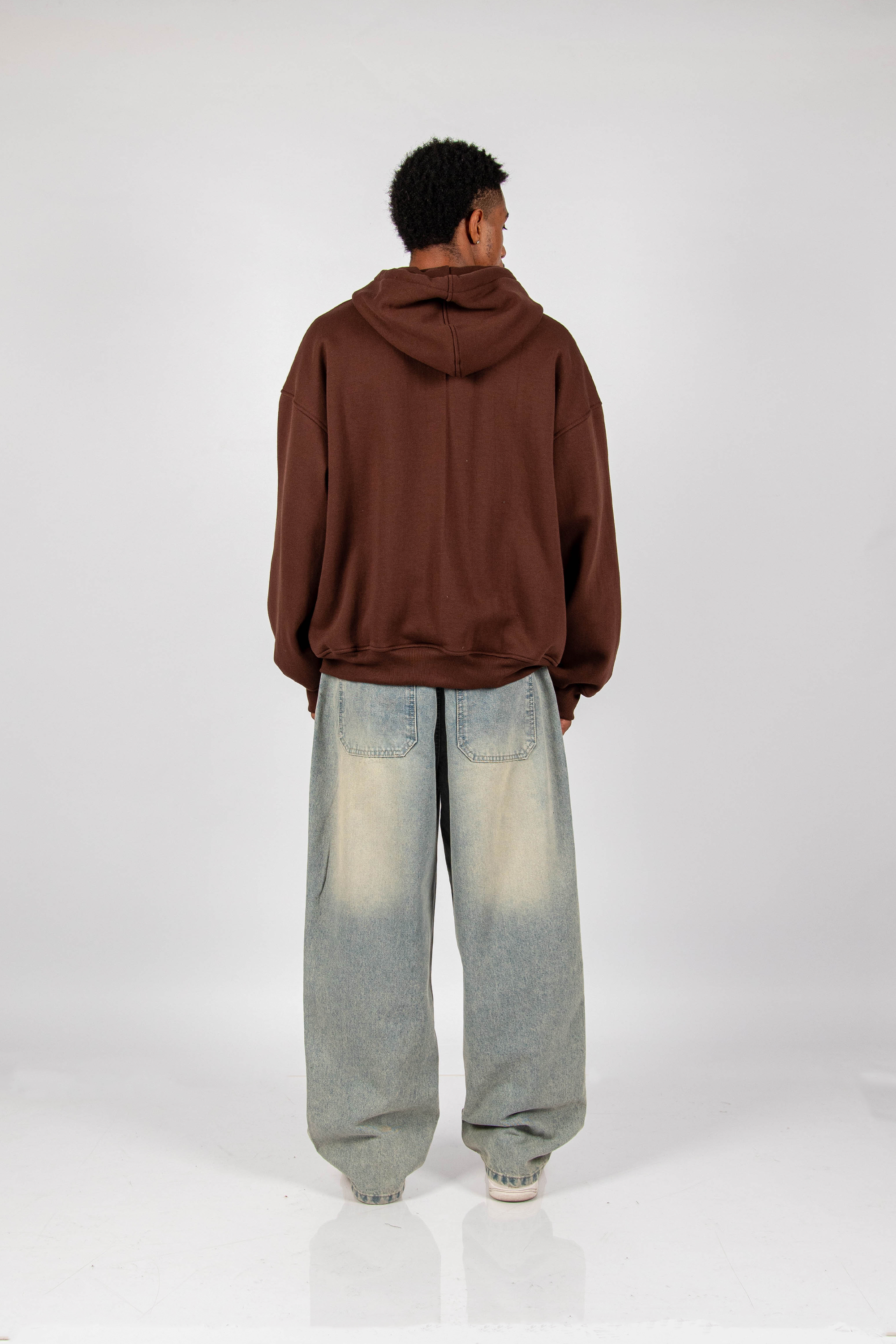 ZIP HODDIE 2.0 MARRON
