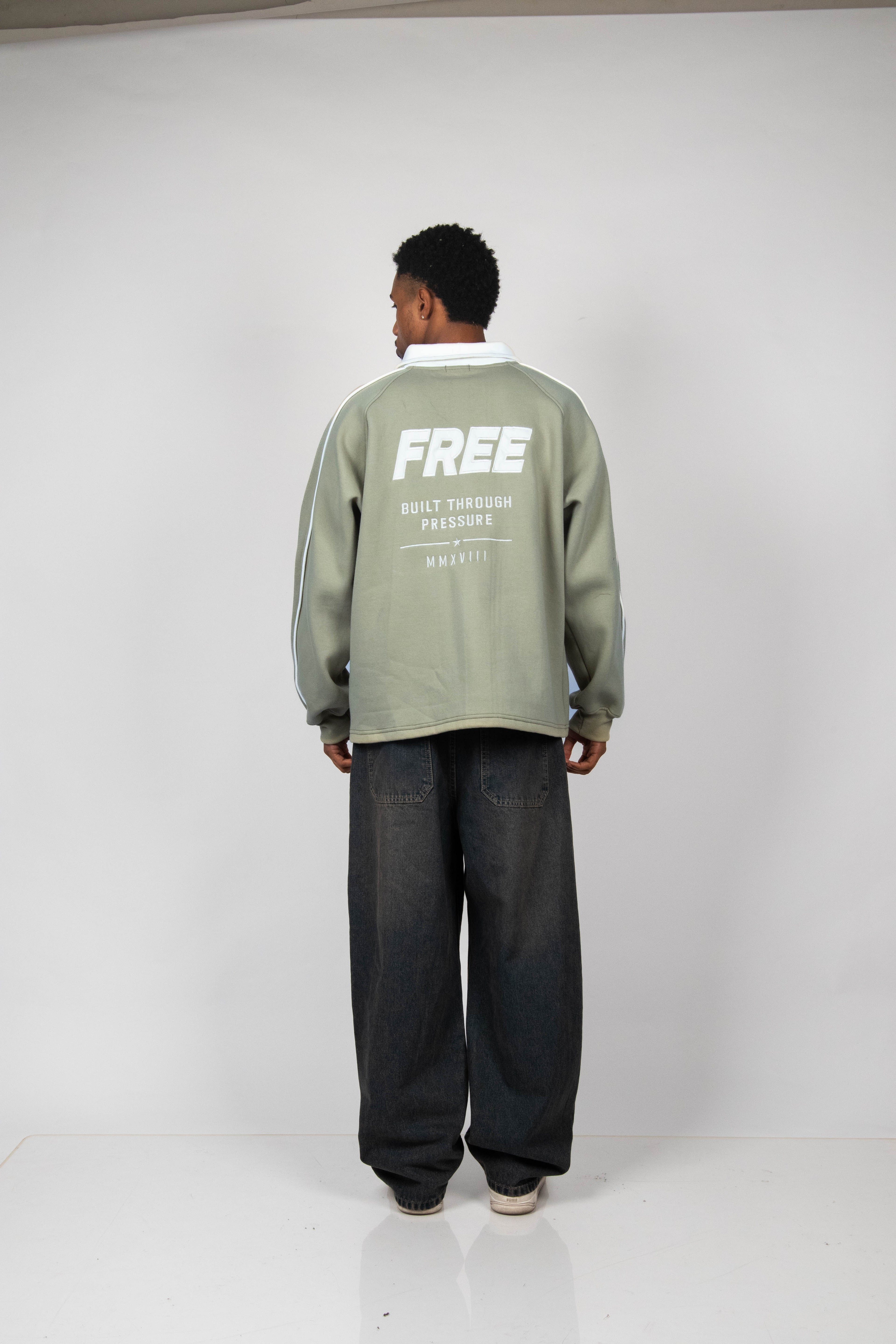 POLERA CROP  RANGLAN STAY REAL VERDE HOJA