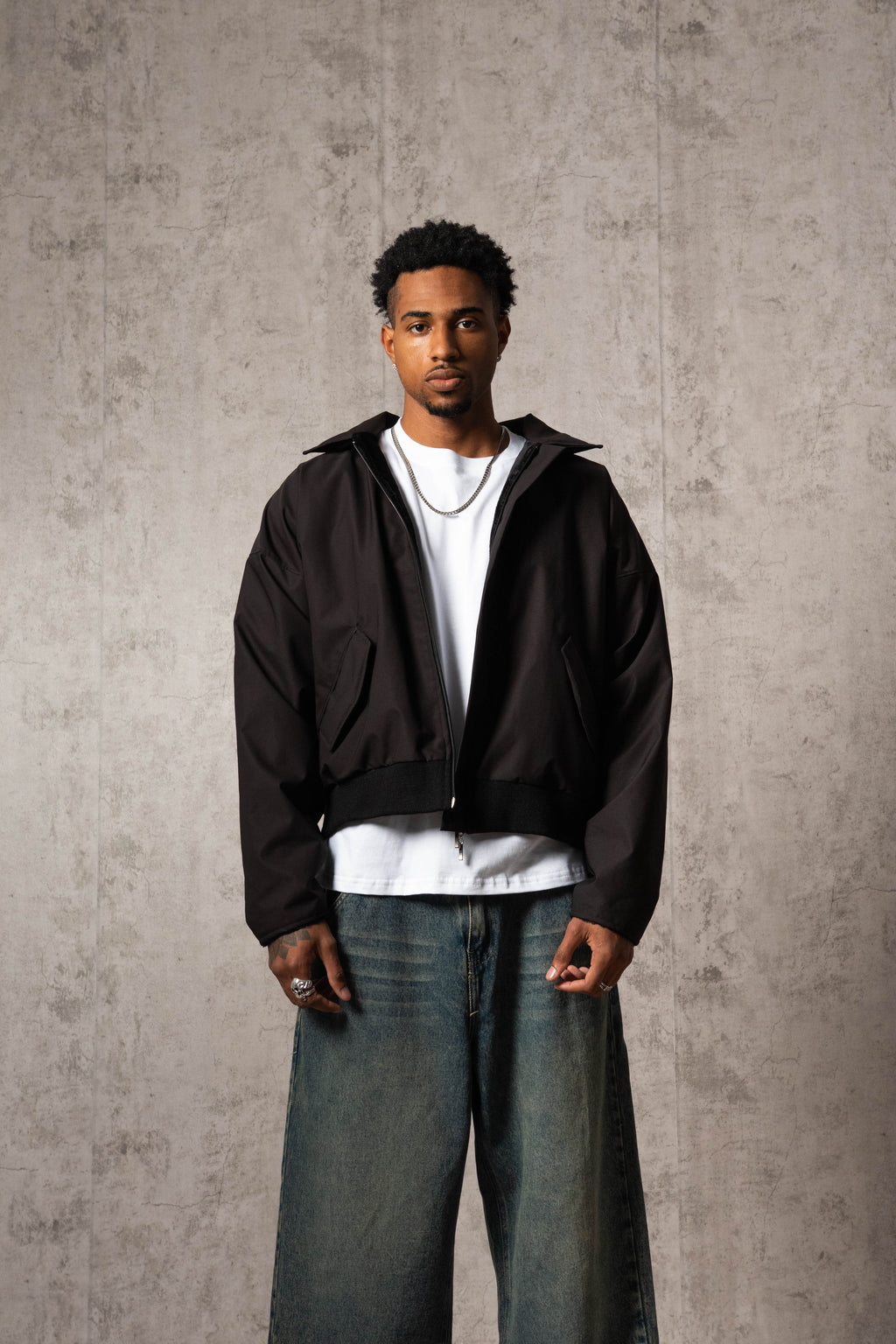 CASACA CROP SHARK PLUS NEGRO