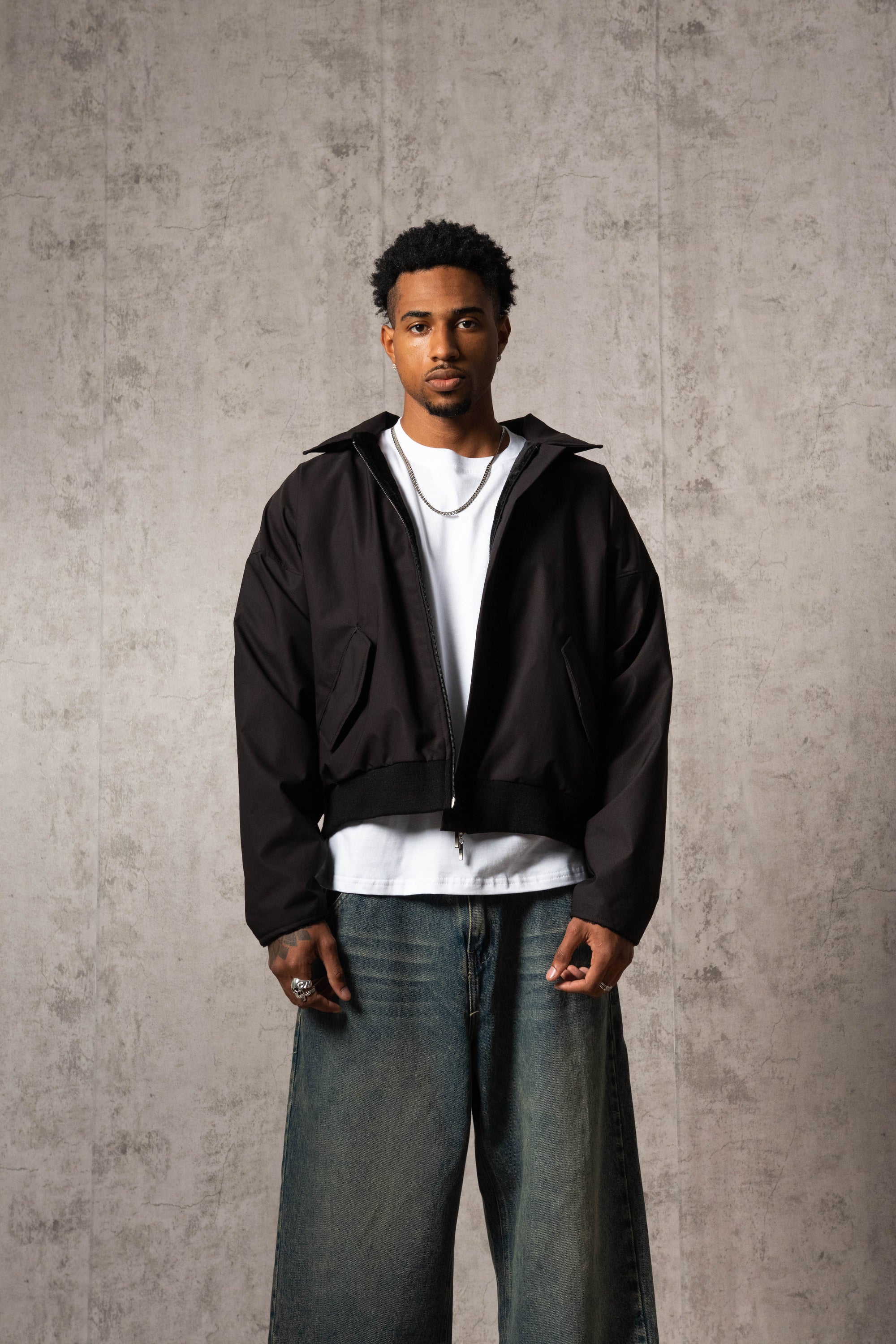 CASACA CROP SHARK PLUS NEGRO