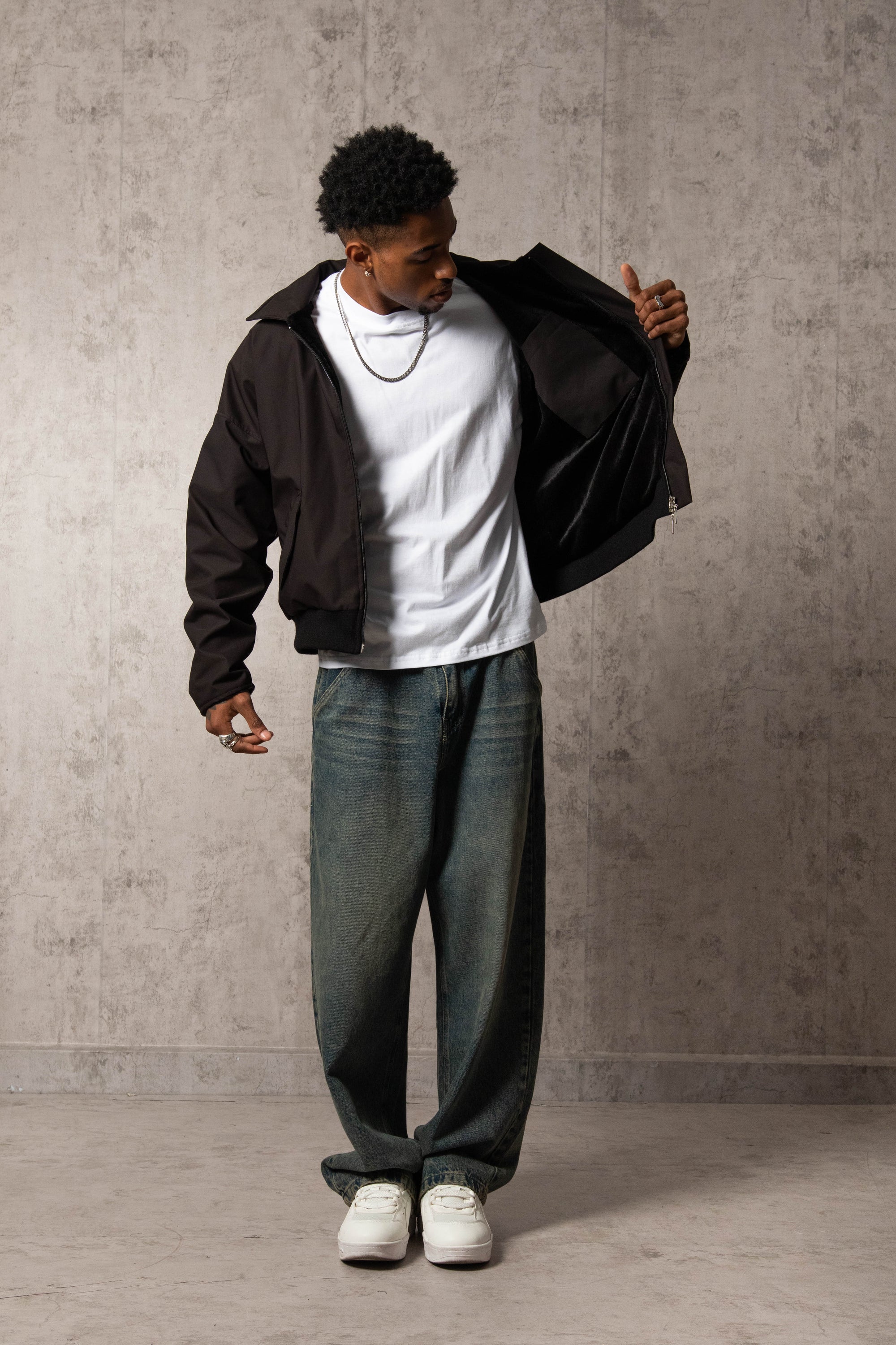 CASACA CROP SHARK PLUS NEGRO