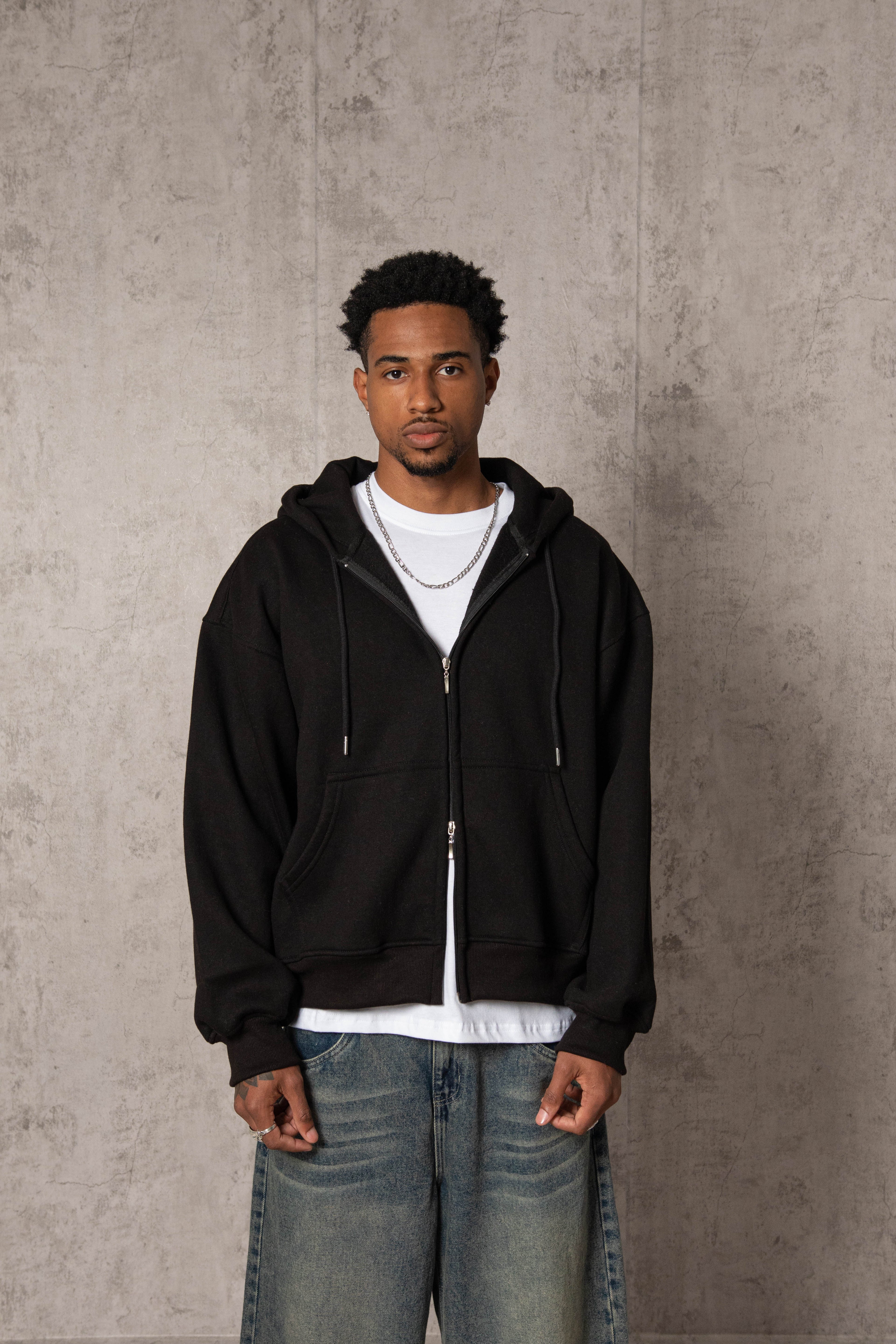 ZIP HODDIE 2.0 NEGRO