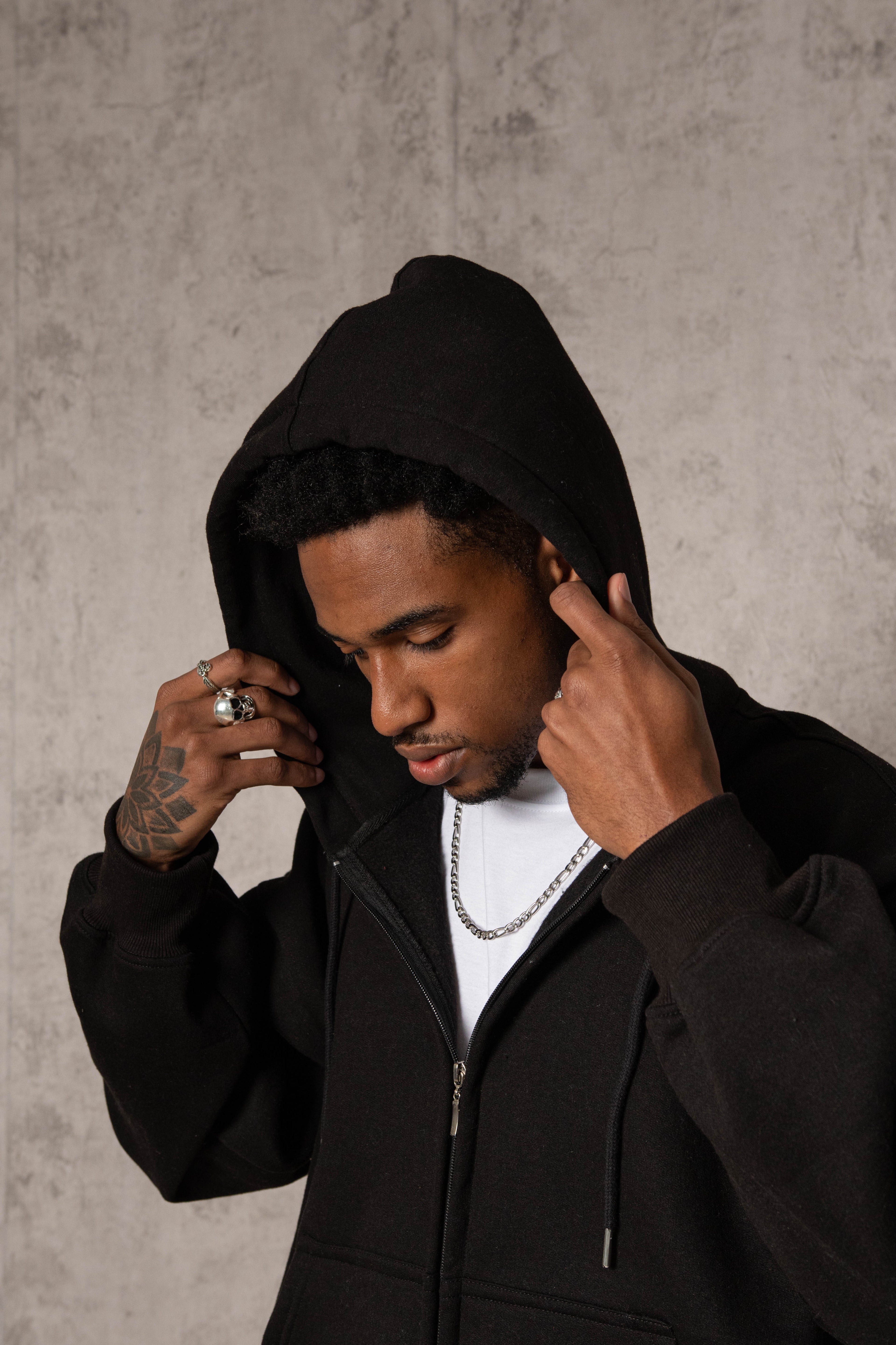 ZIP HODDIE 2.0 NEGRO