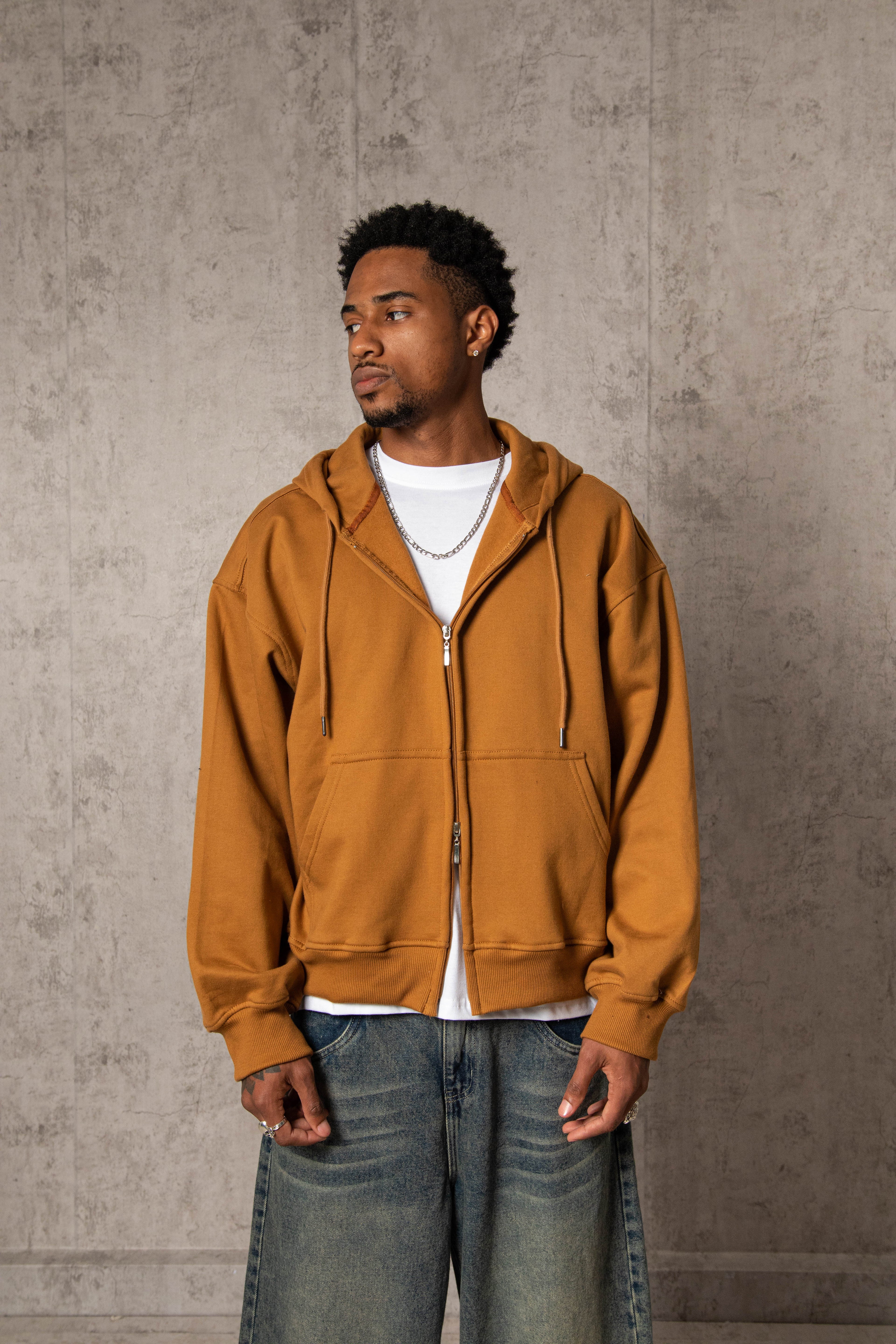 ZIP HODDIE 2.0 CAMELLO