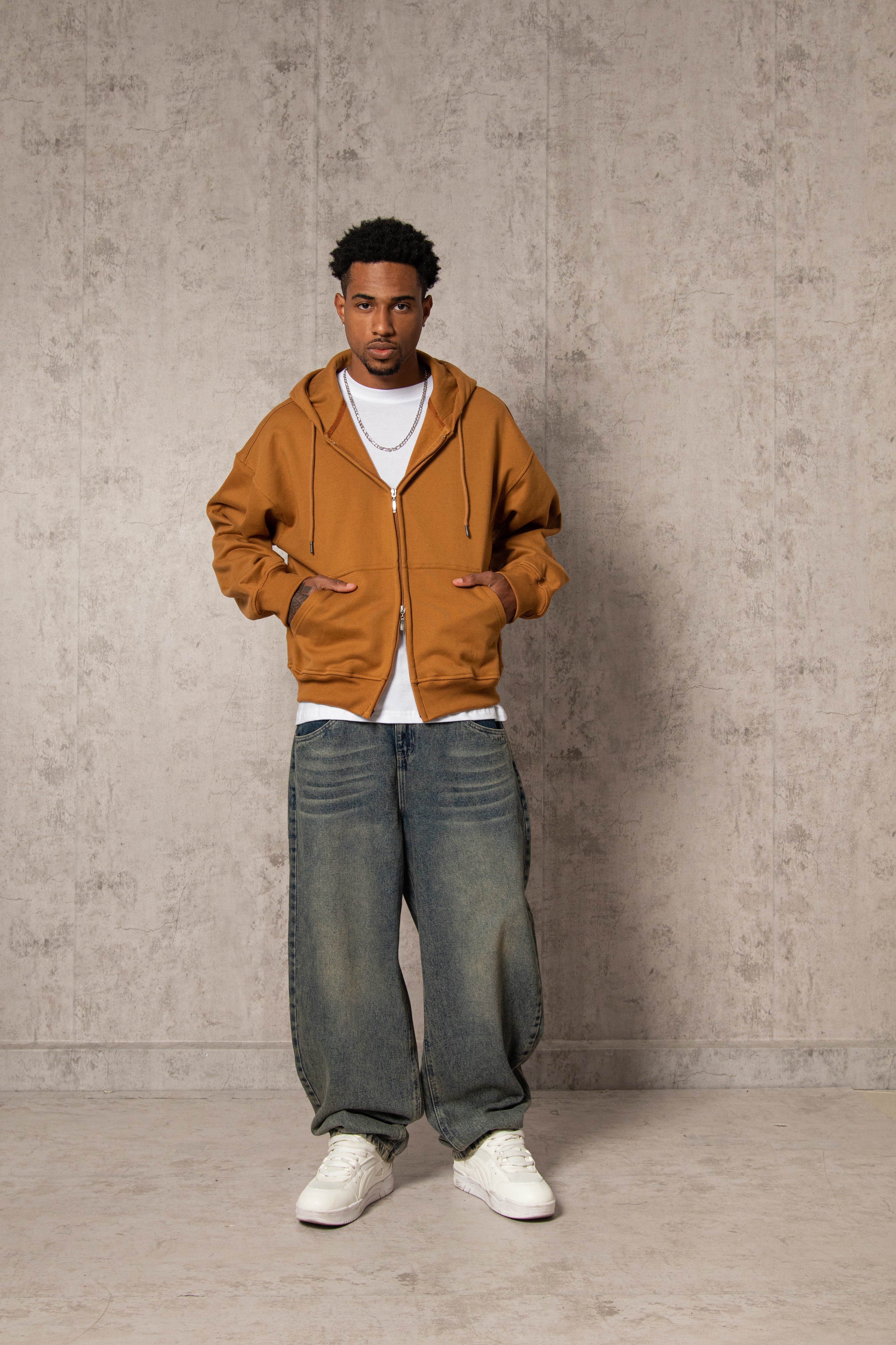 ZIP HODDIE 2.0 CAMELLO