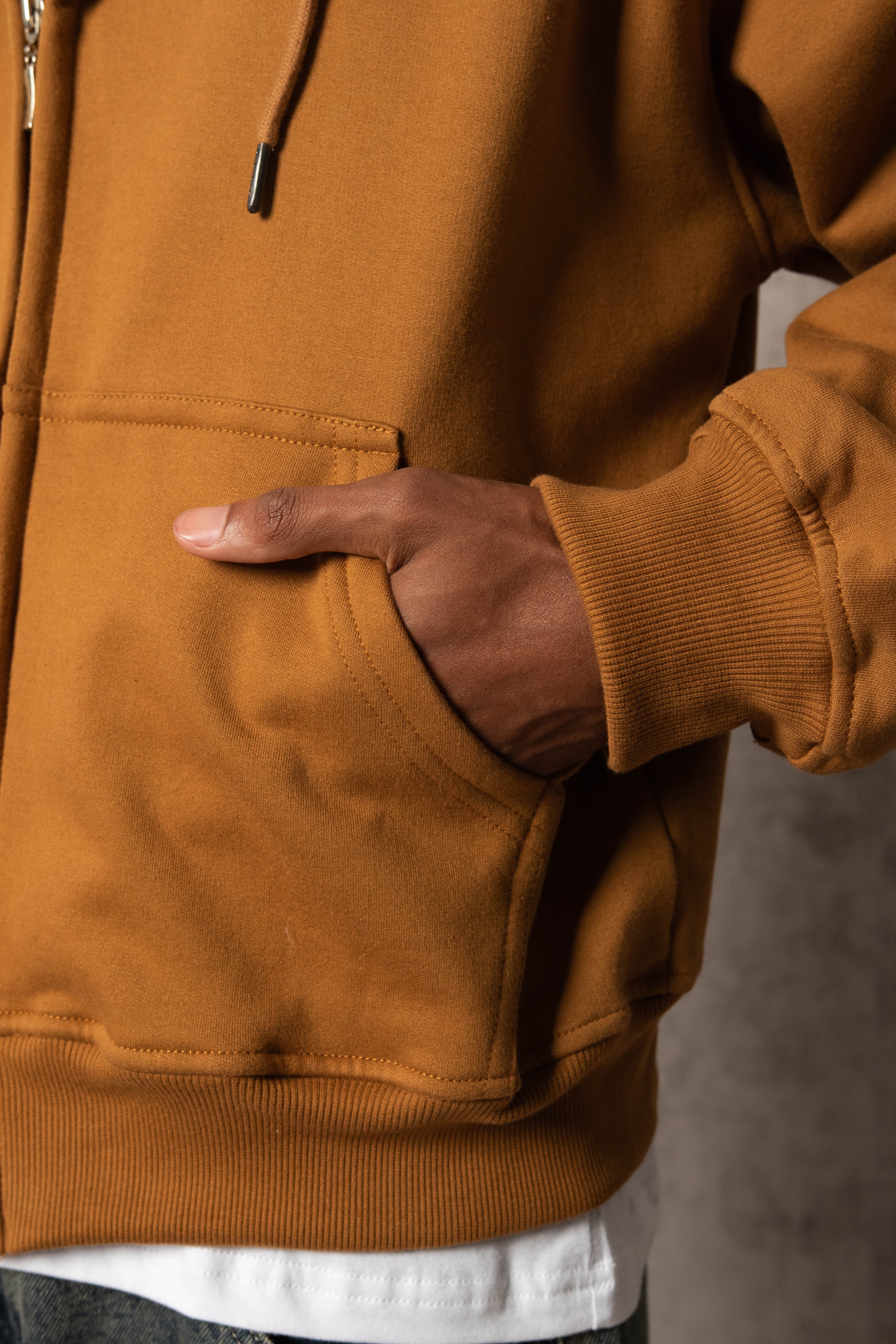 ZIP HODDIE 2.0 CAMELLO