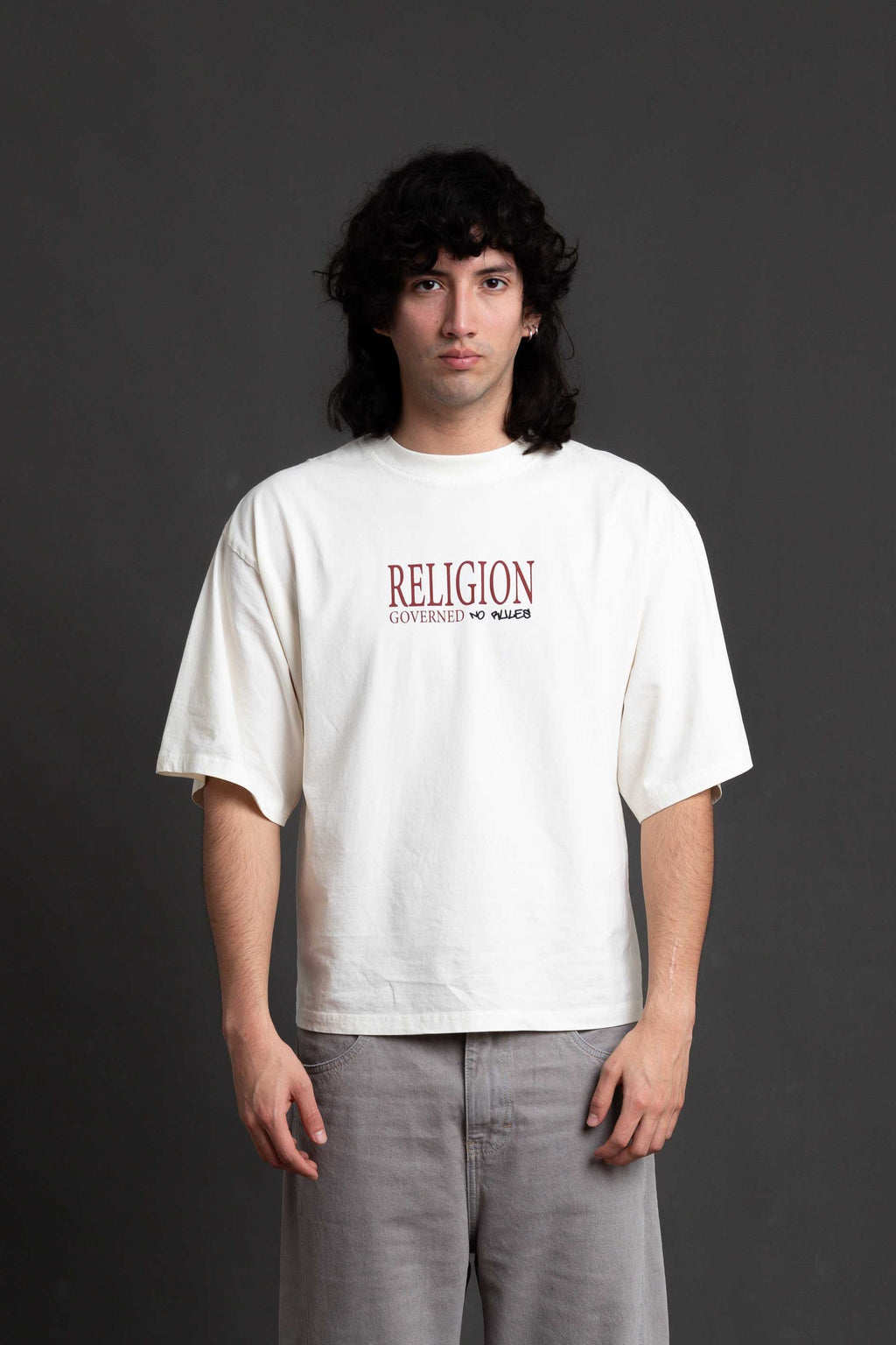 POLO MURCIÉLAGO RELIGION PERLA