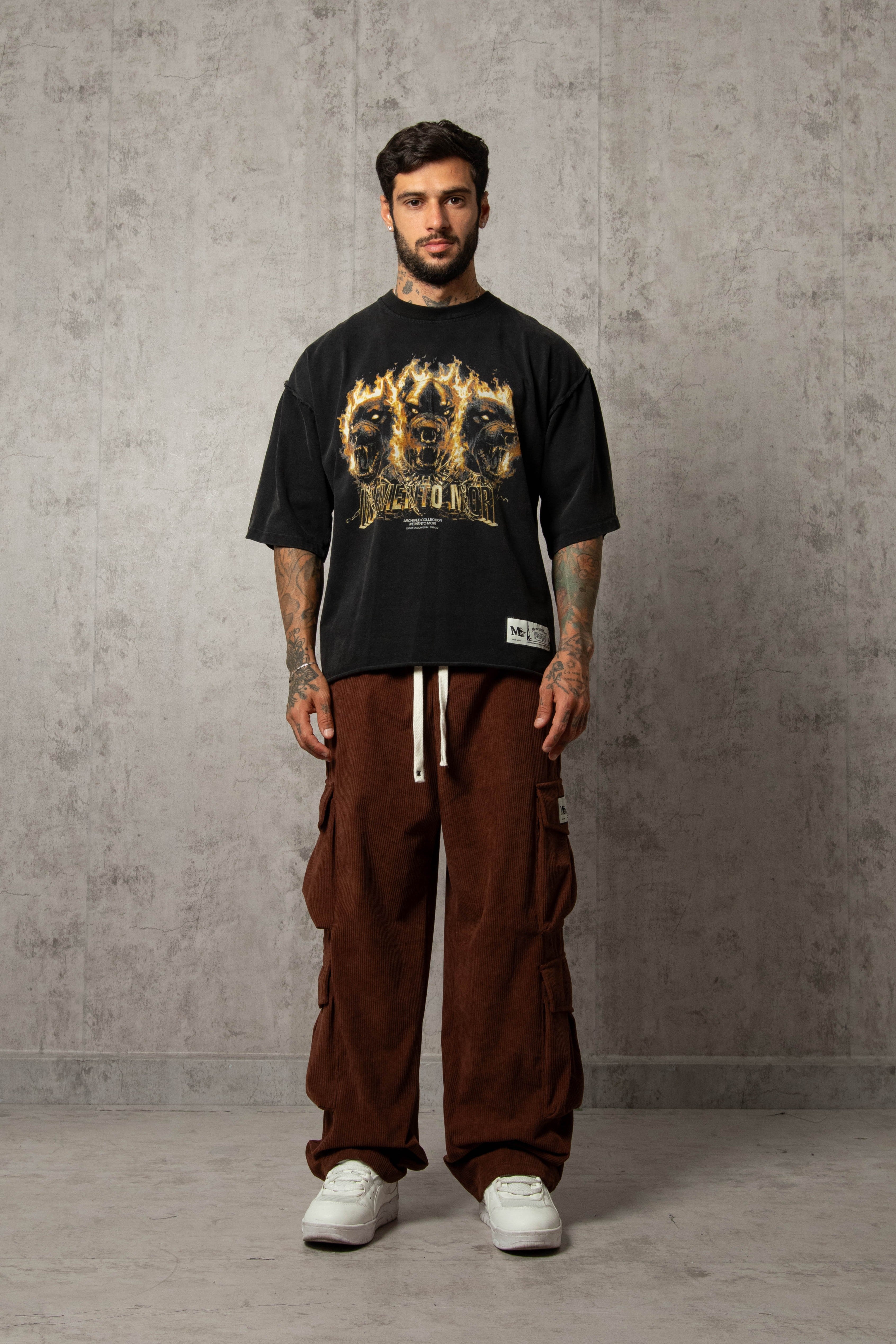 JOGGER CARGO CORDUROY MARRÓN