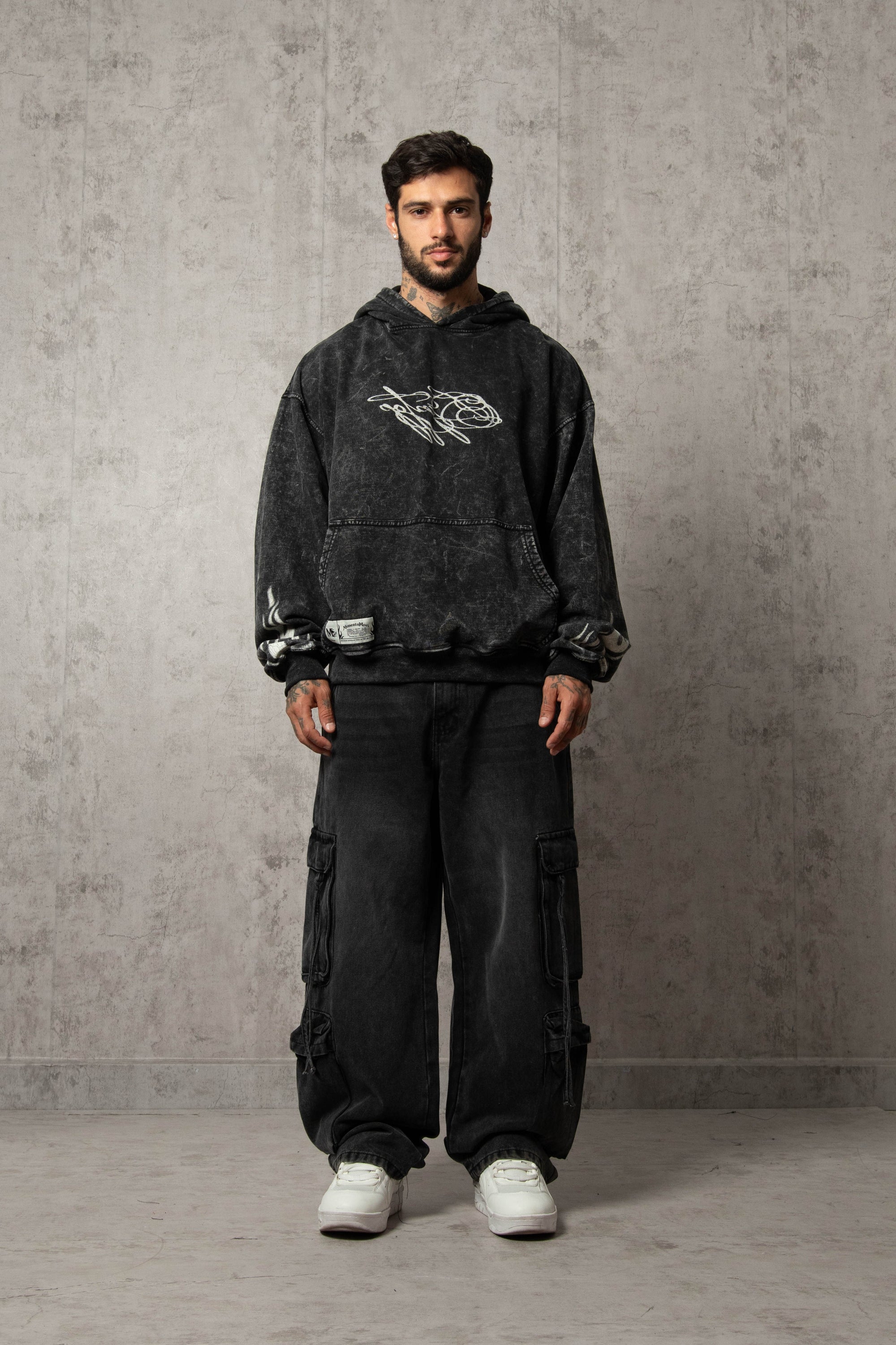 HODDIE BOXY OVERSIZE SNAKE ROSE