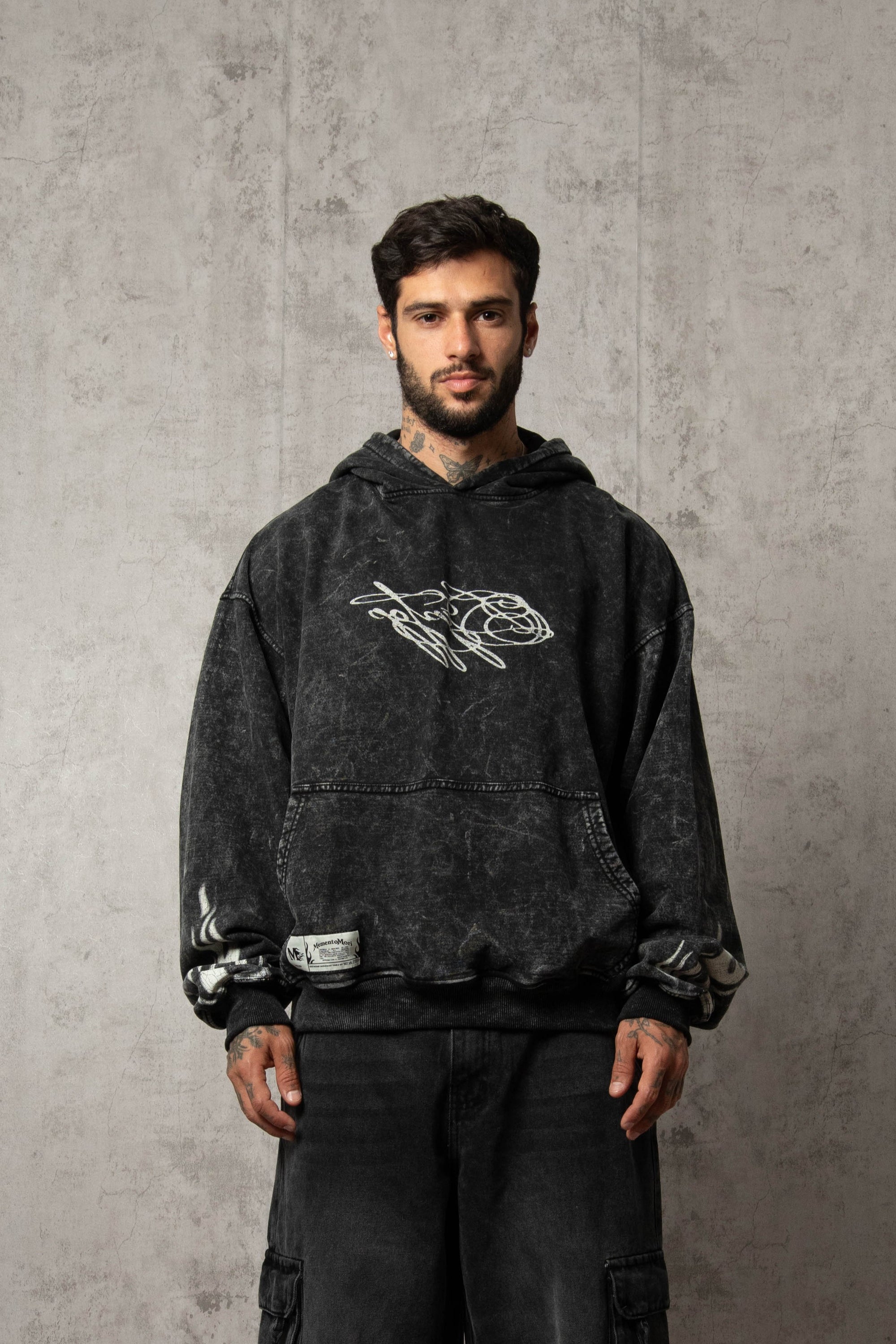 HODDIE BOXY OVERSIZE SNAKE ROSE