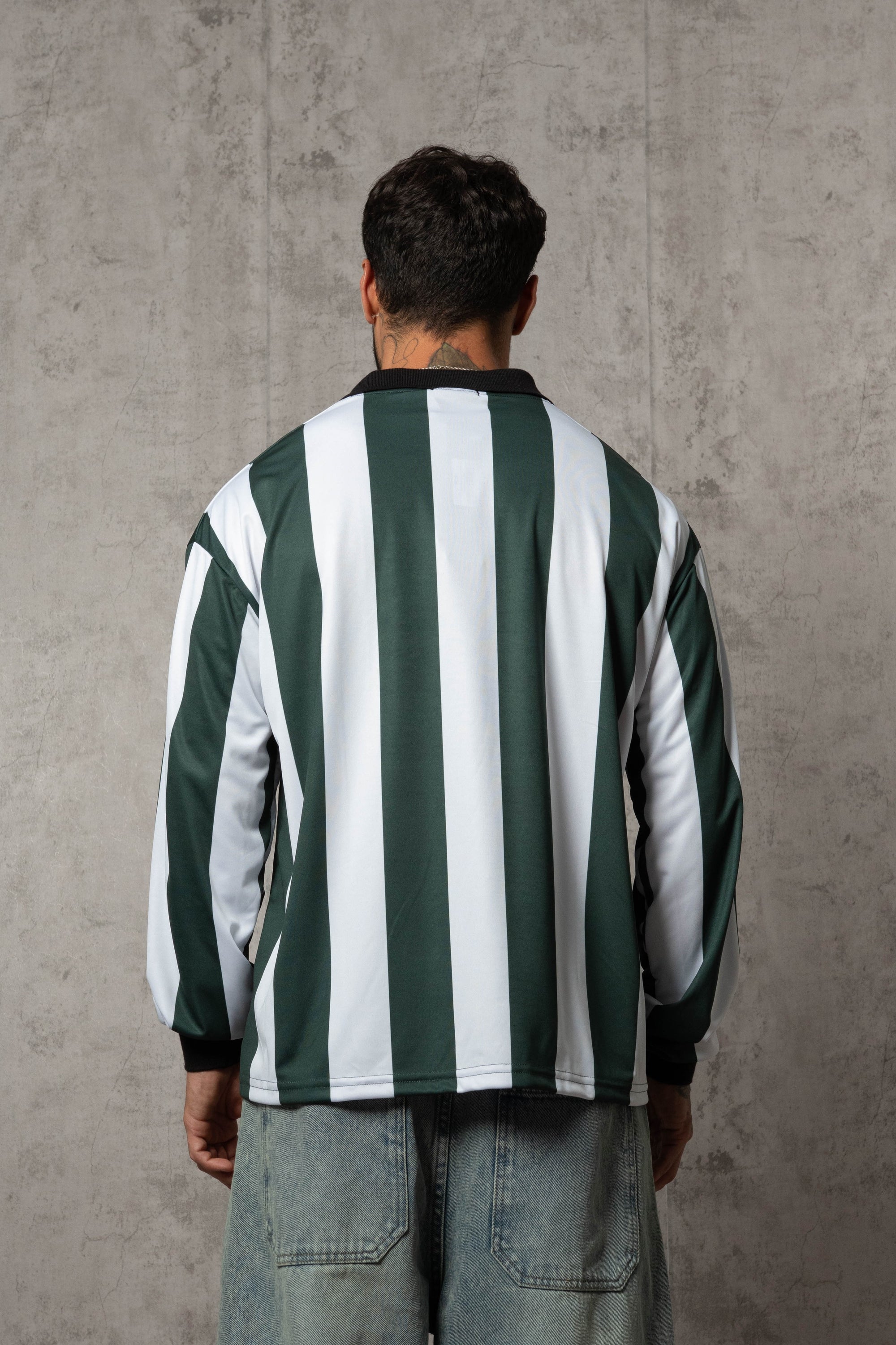 POLO MANGA LARGA OLD SCHOOL VERDE