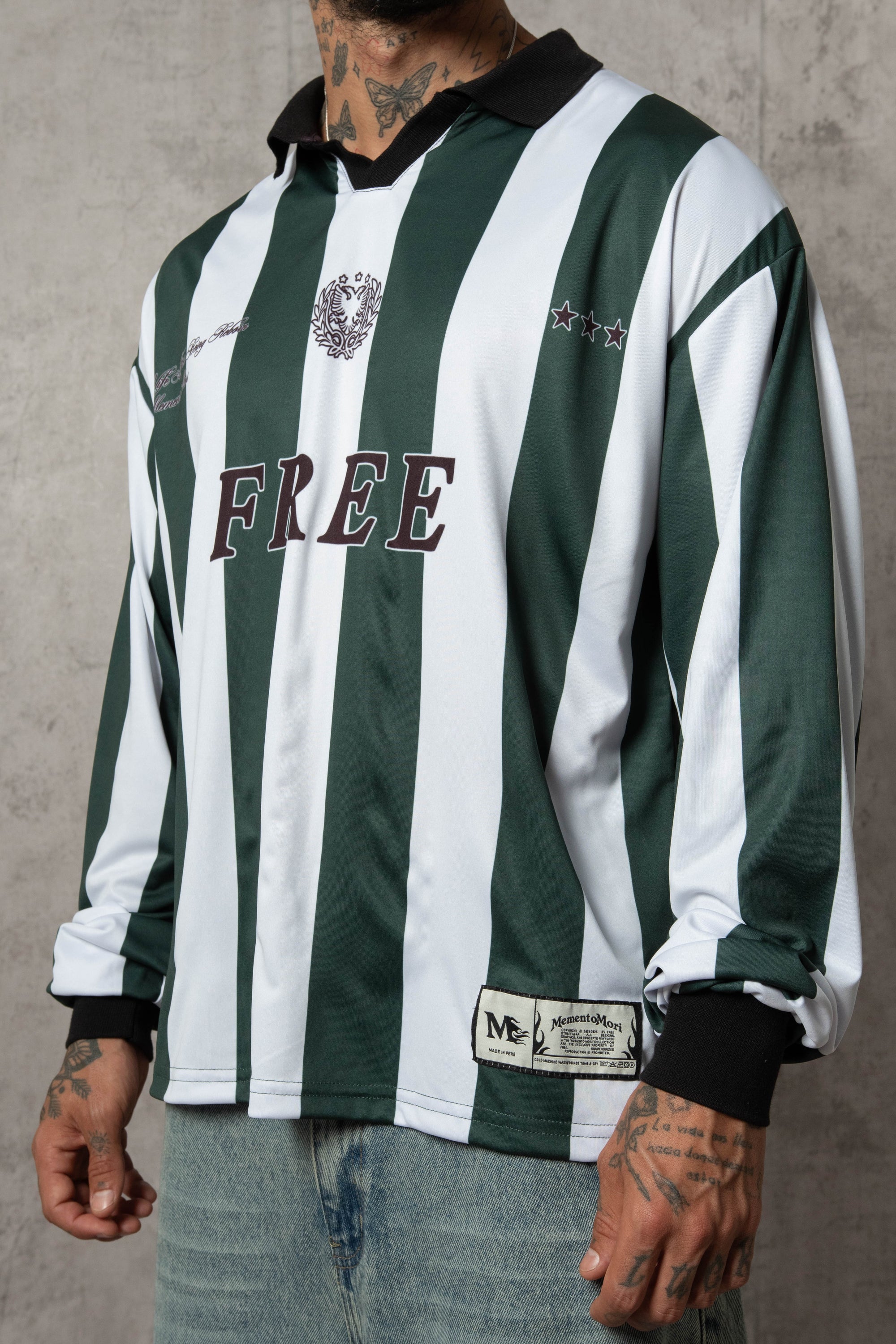 POLO MANGA LARGA OLD SCHOOL VERDE