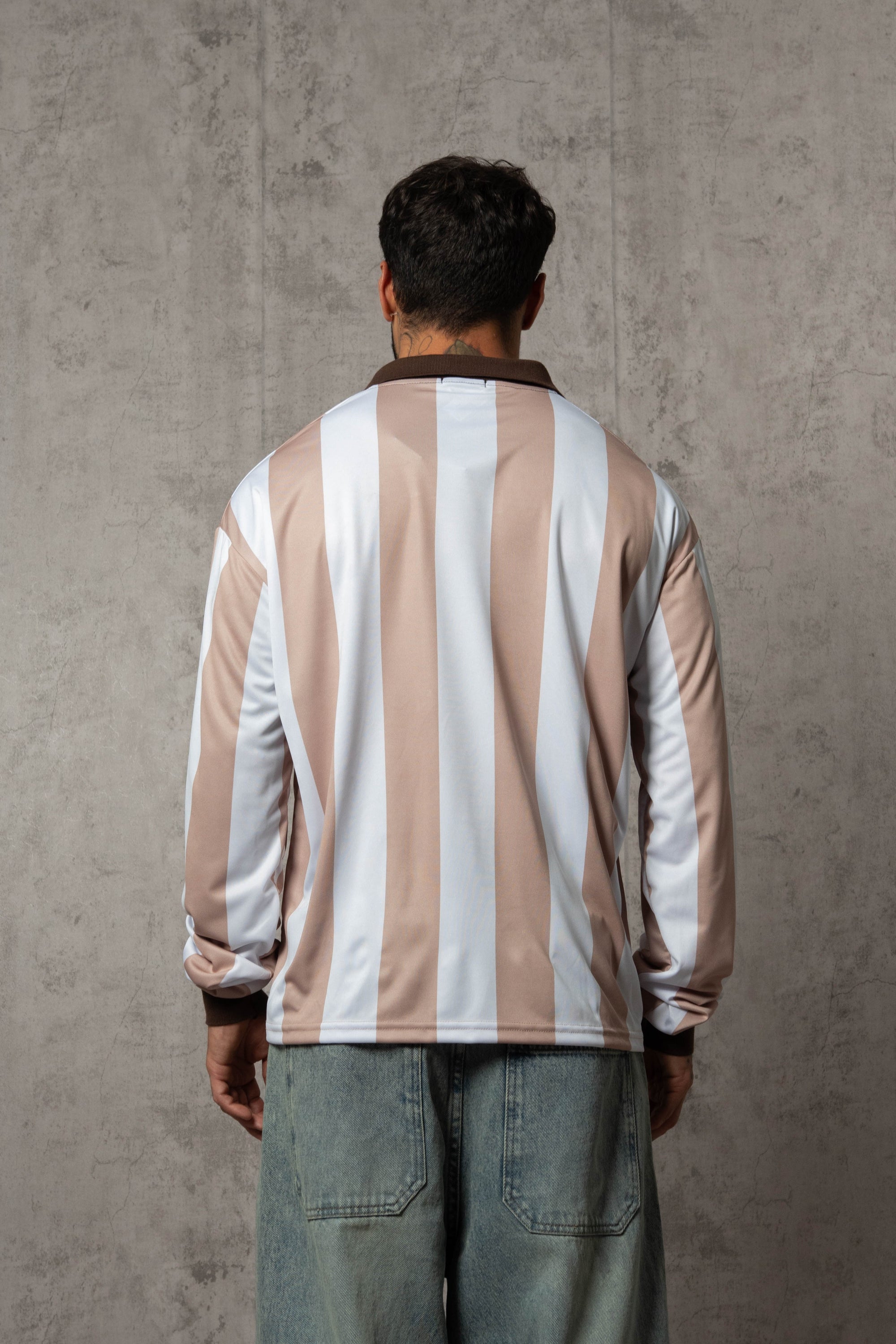 POLO MANGA LARGA OLD SCHOOL BEIGE