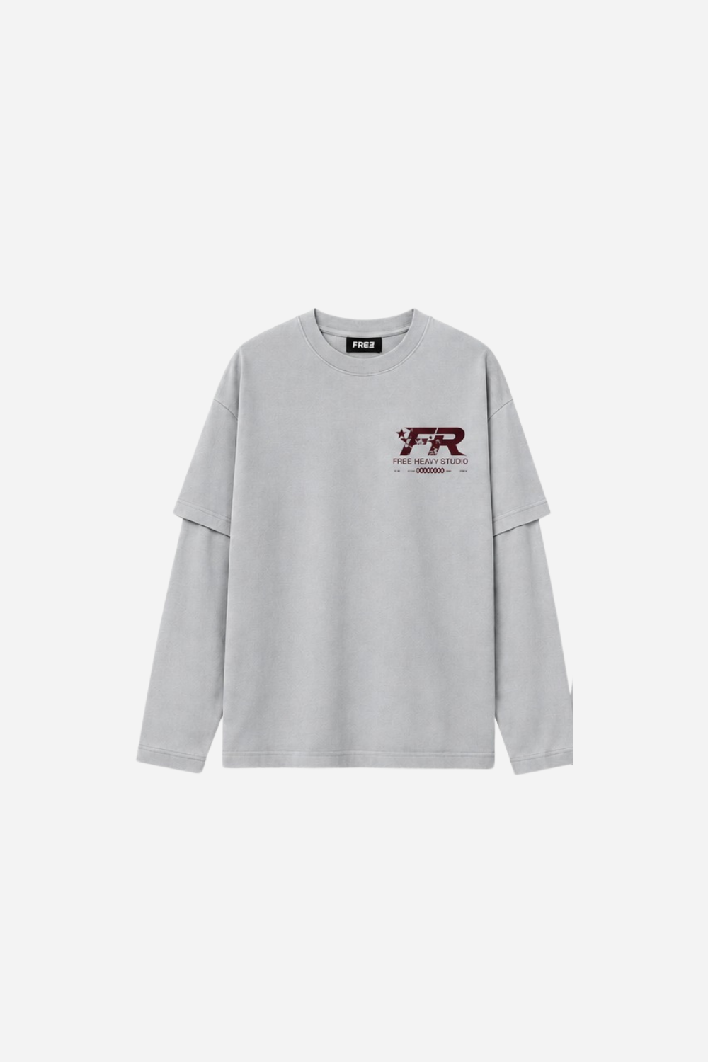 POLO DOBLE MANGA LARGA YEAR OF THE FREE PLATA