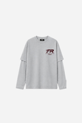 POLO DOBLE MANGA LARGA YEAR OF THE FREE PLATA