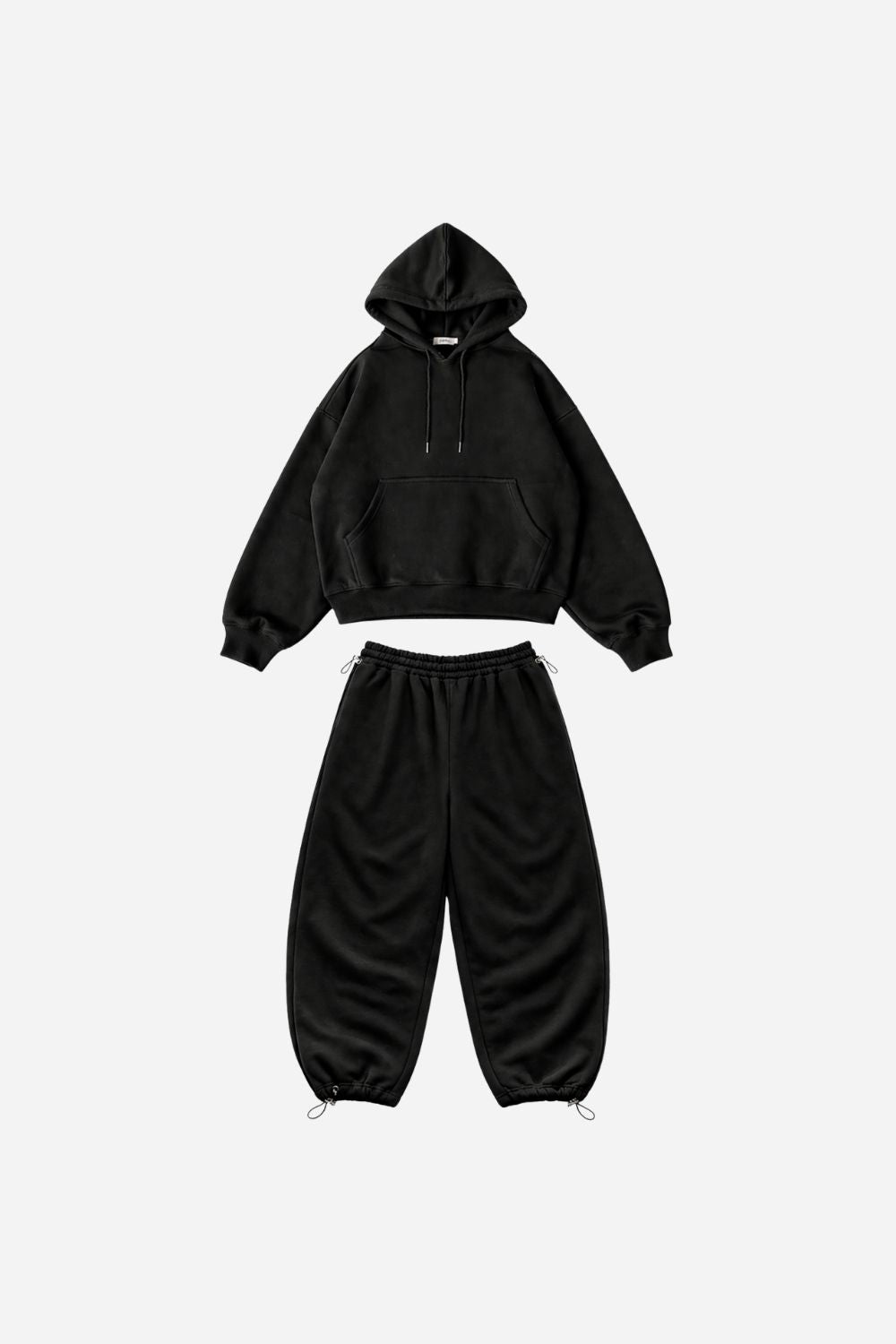 HODDIE + JOGGER OVERSIZE (NEGRO)
