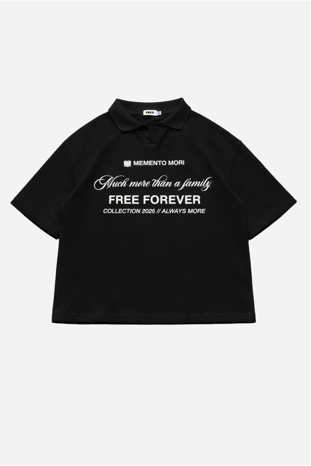 POLO PIQUÉ FREE FOREVER NEGRO