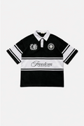 POLO PIQUÉ FREEDOM COLLEGE NEGRO