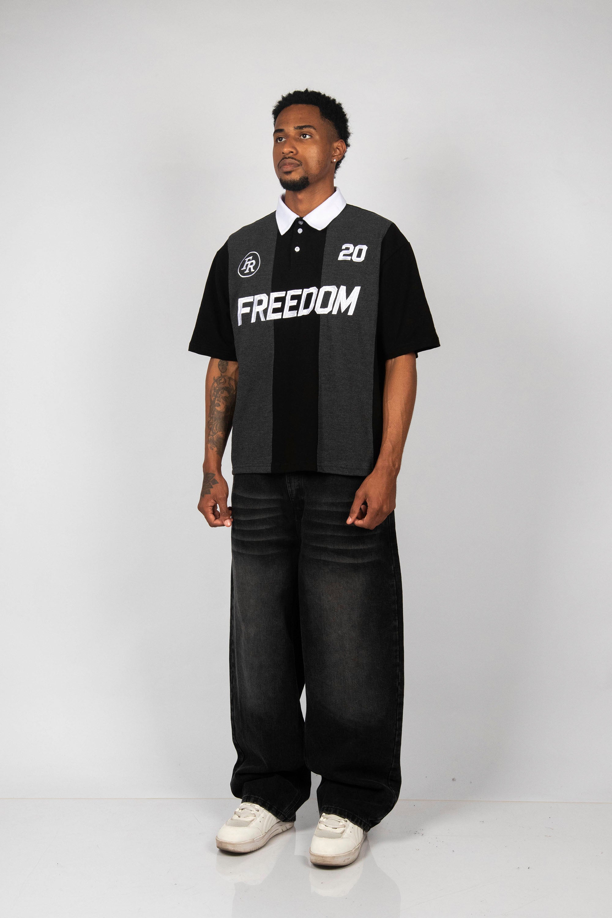 POLO PIQUÉ FREEDOM 2.0 CHARCOAL