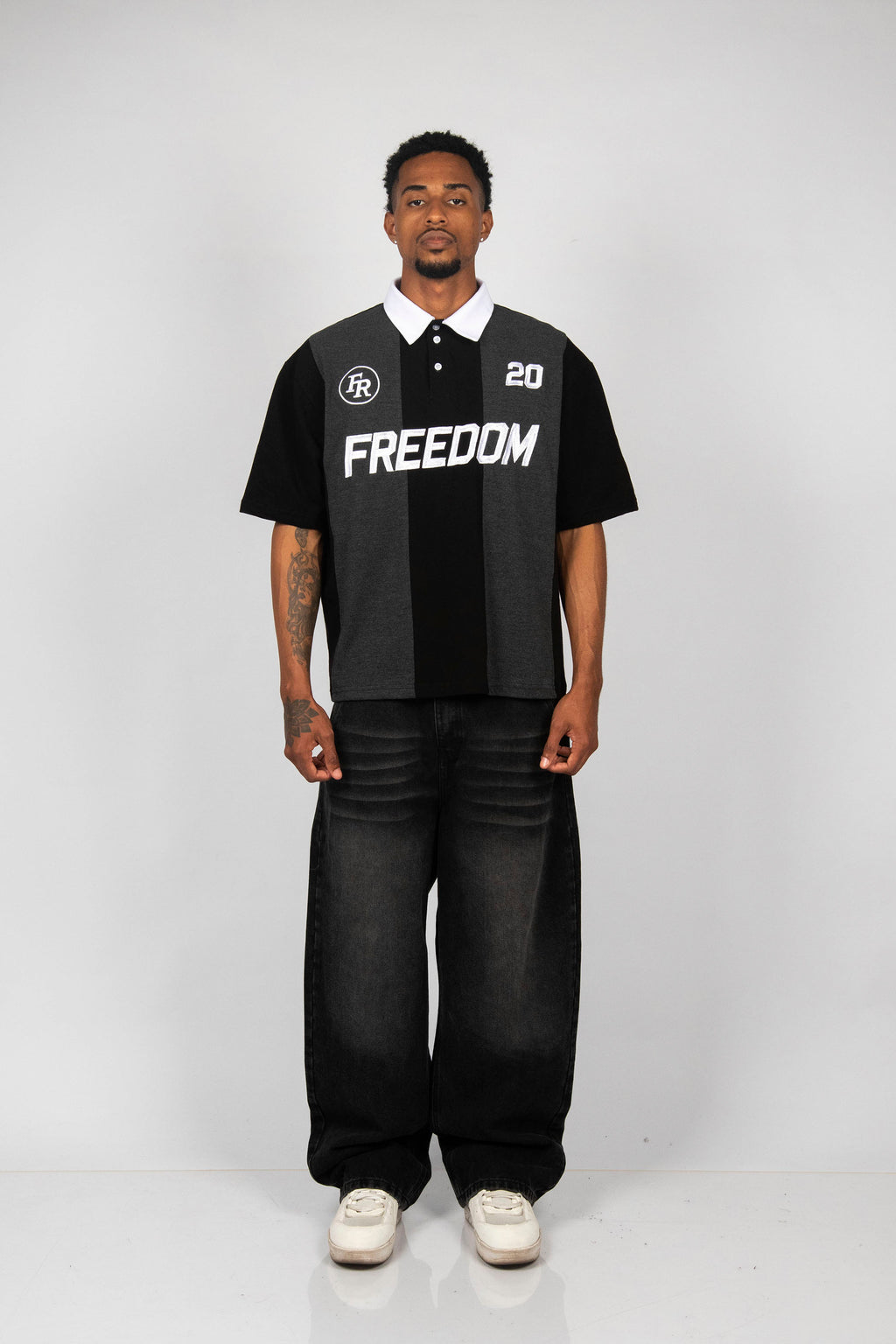POLO PIQUÉ FREEDOM 2.0 CHARCOAL