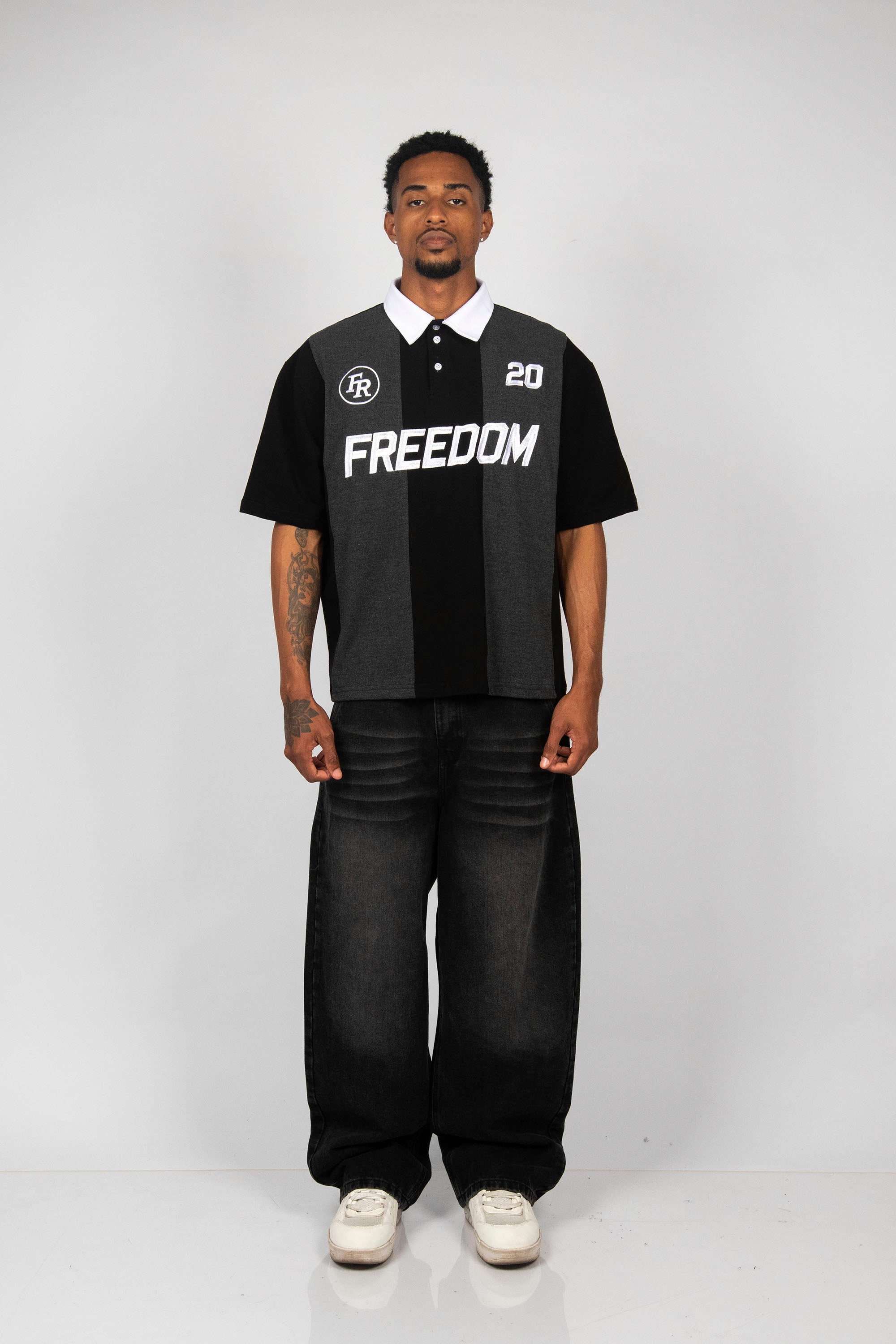 POLO PIQUÉ FREEDOM 2.0 CHARCOAL
