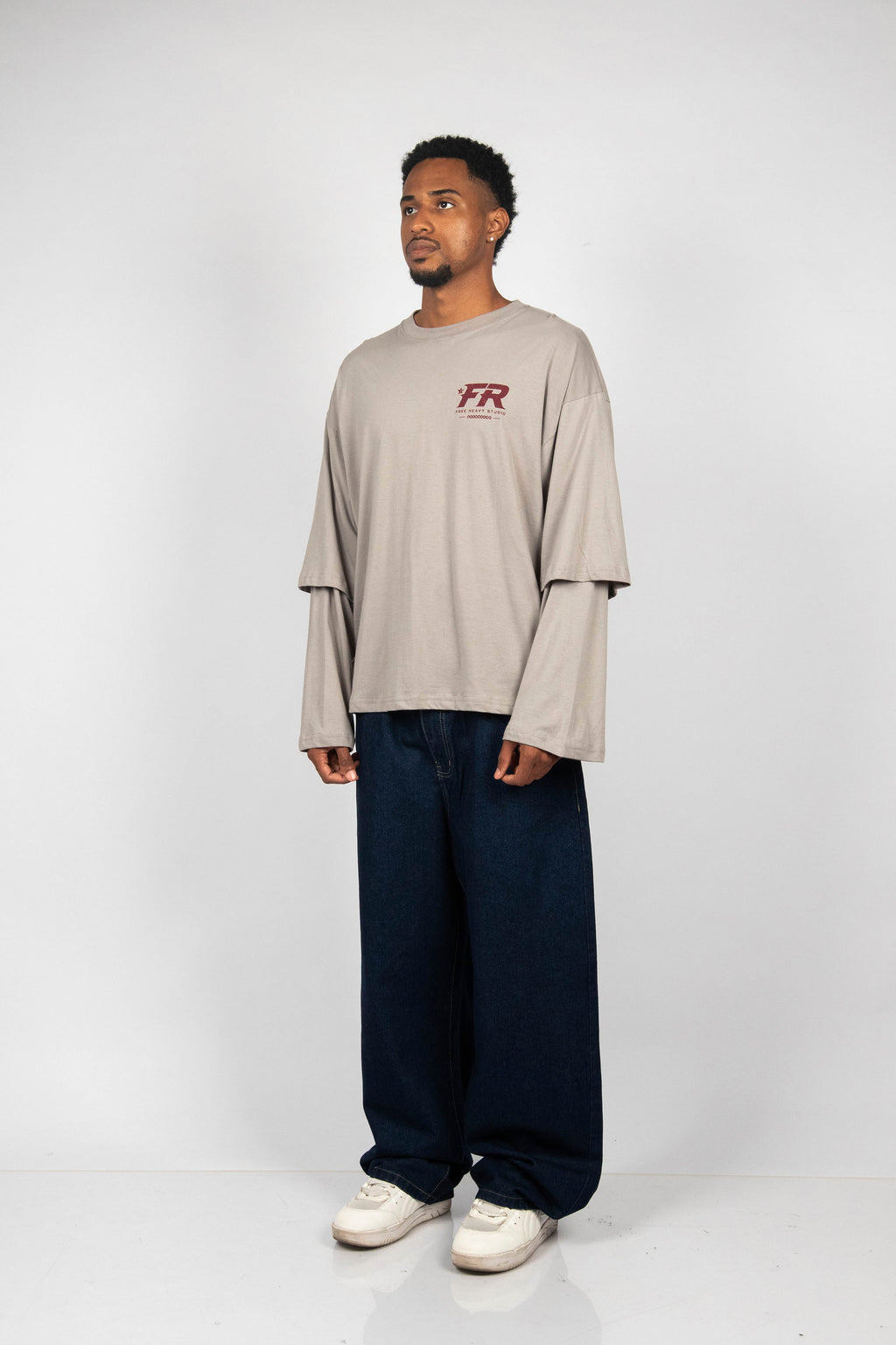 POLO DOBLE MANGA LARGA YEAR OF THE FREE PLATA