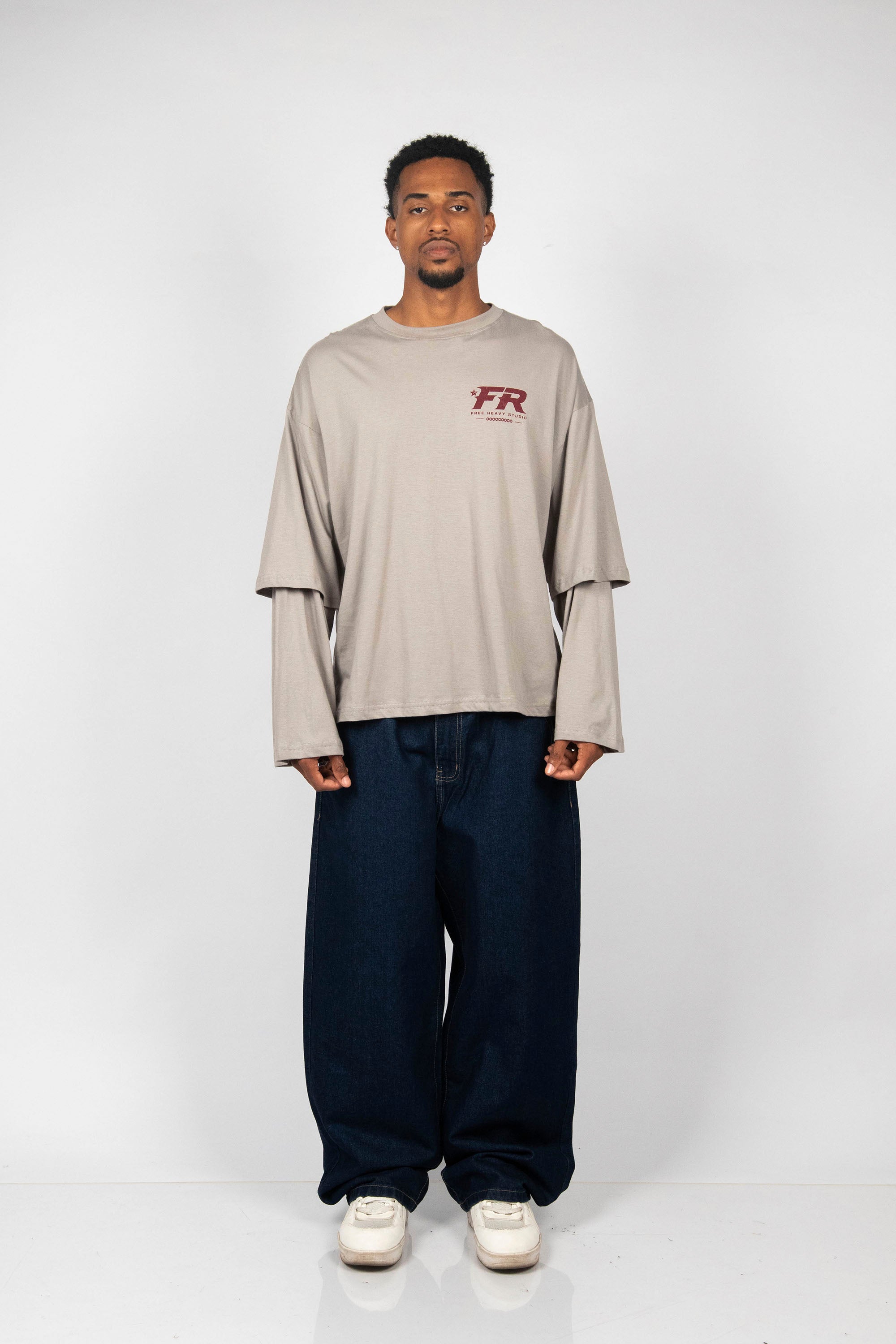 POLO DOBLE MANGA LARGA YEAR OF THE FREE PLATA