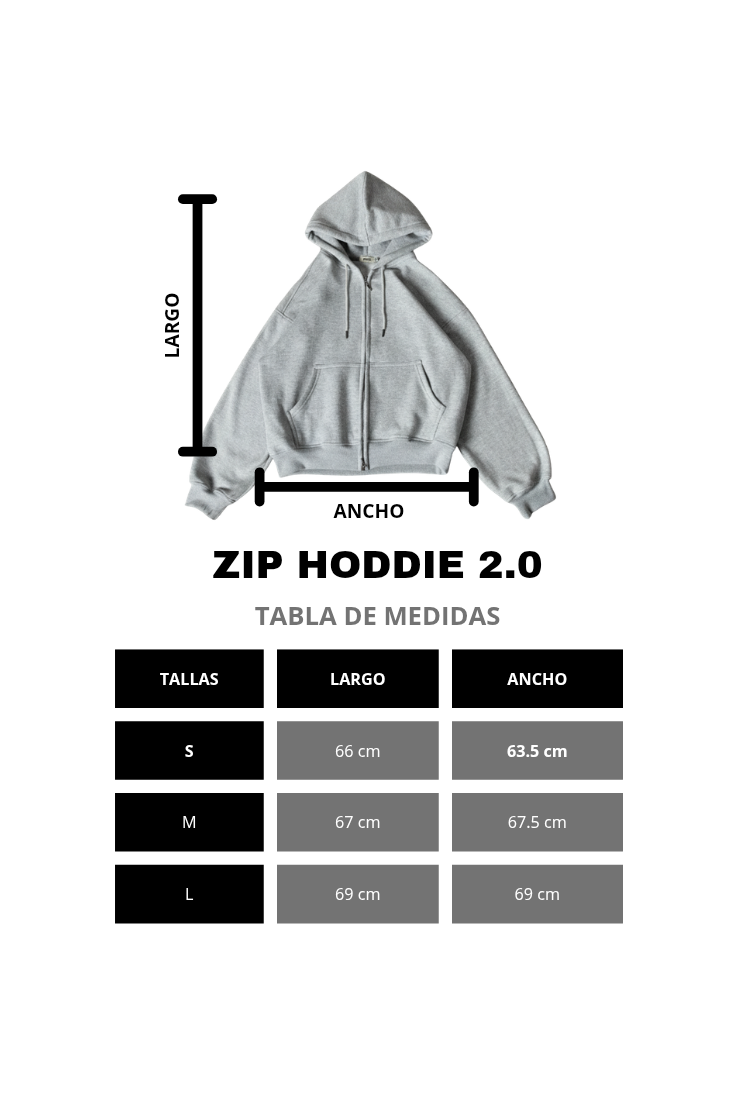 ZIP HODDIE 2.0 MELANGE