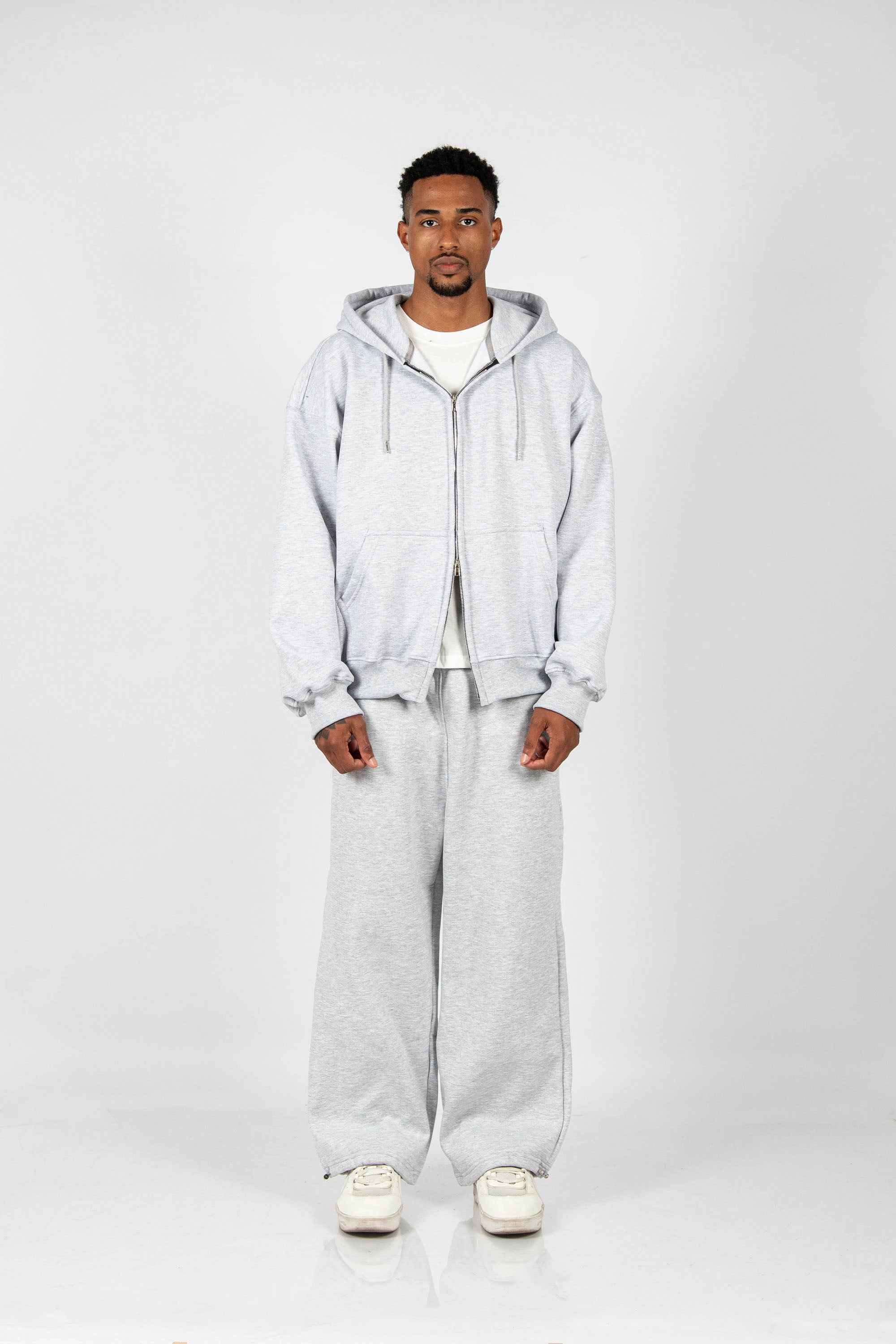 SET FREE ZIP HODDIE + JOGGER – MELANGE