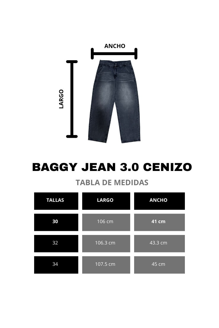 BAGGY JEAN 3.0 CENIZO