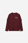 POLO DOBLE MANGA LARGA STAY REAL VINO