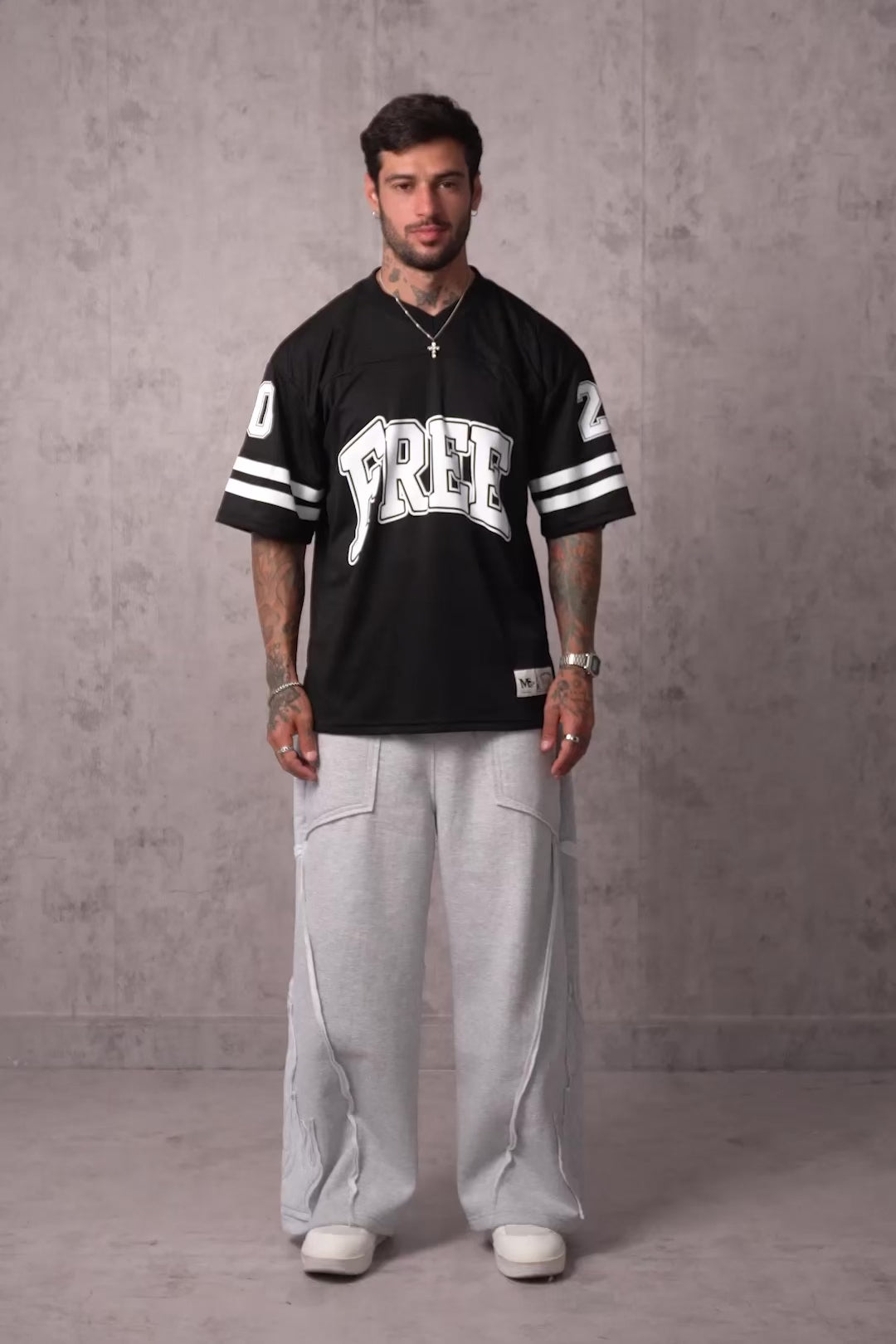 POLO DEPORTIVO AMERICAN FREE NEGRO