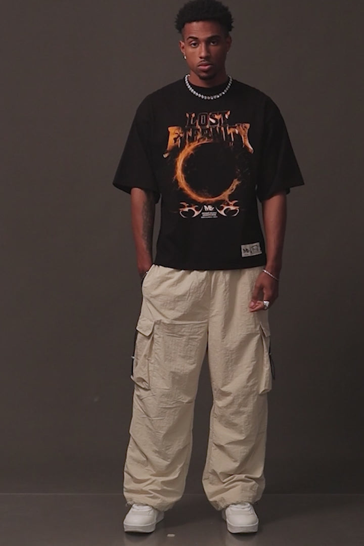 POLO MURCIÉLAGO LOST ETERNITY NEGRO