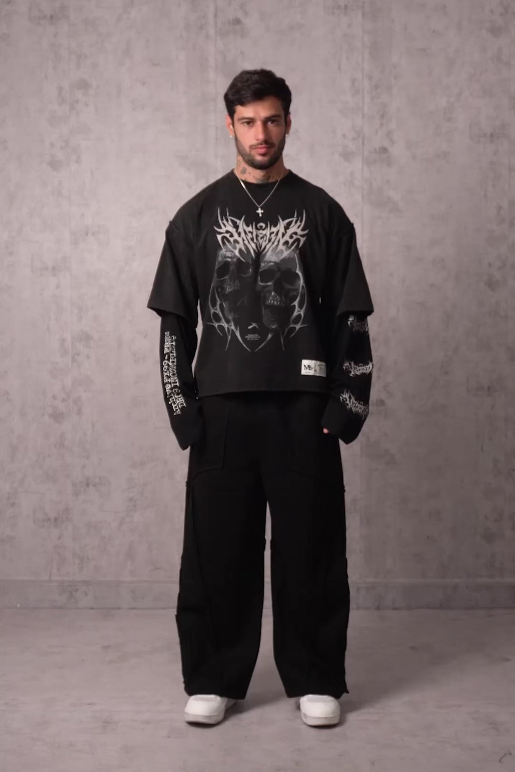 JOGGER FLAME NEGRO